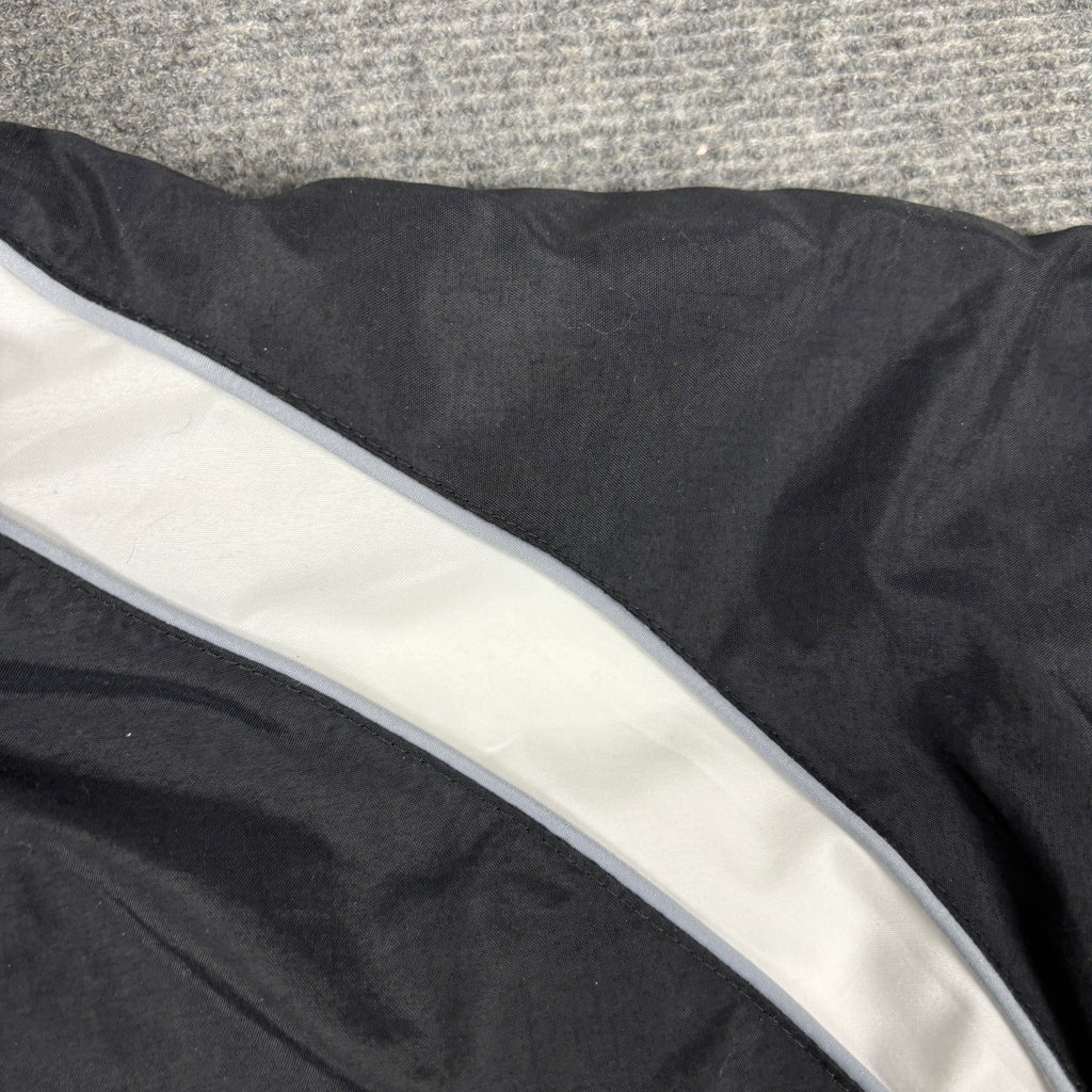 Vintage Nike Jacket Men's Medium Black Grey Full Zip 2000s Y2K