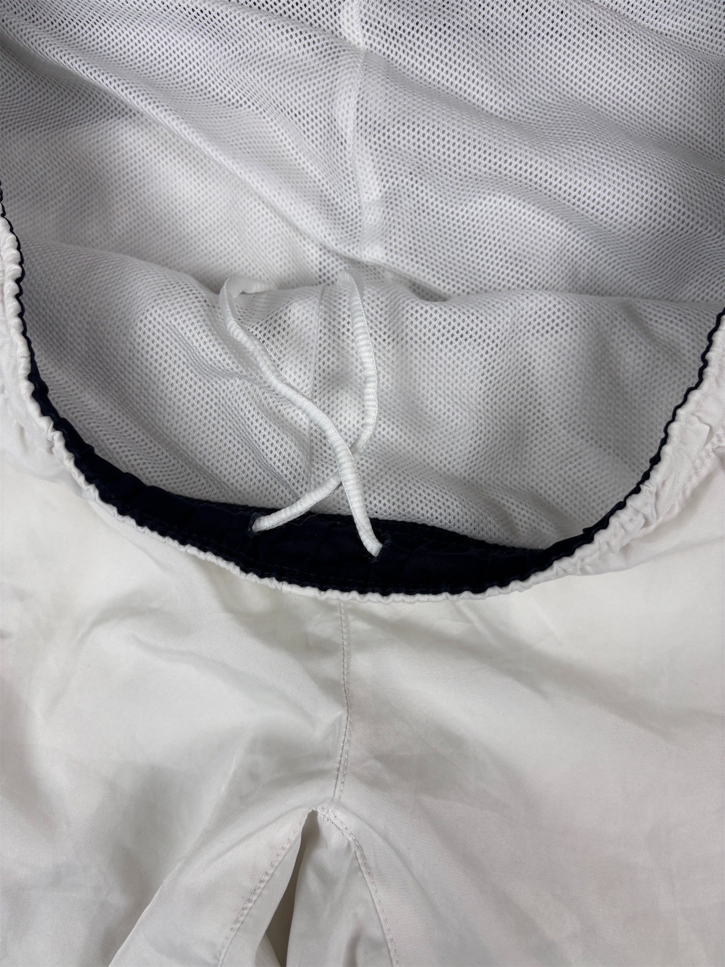 Vintage Y2K Nike 3/4 Track Pants Men’s M White Black Piping Bungee Hem Summer Windbreakers