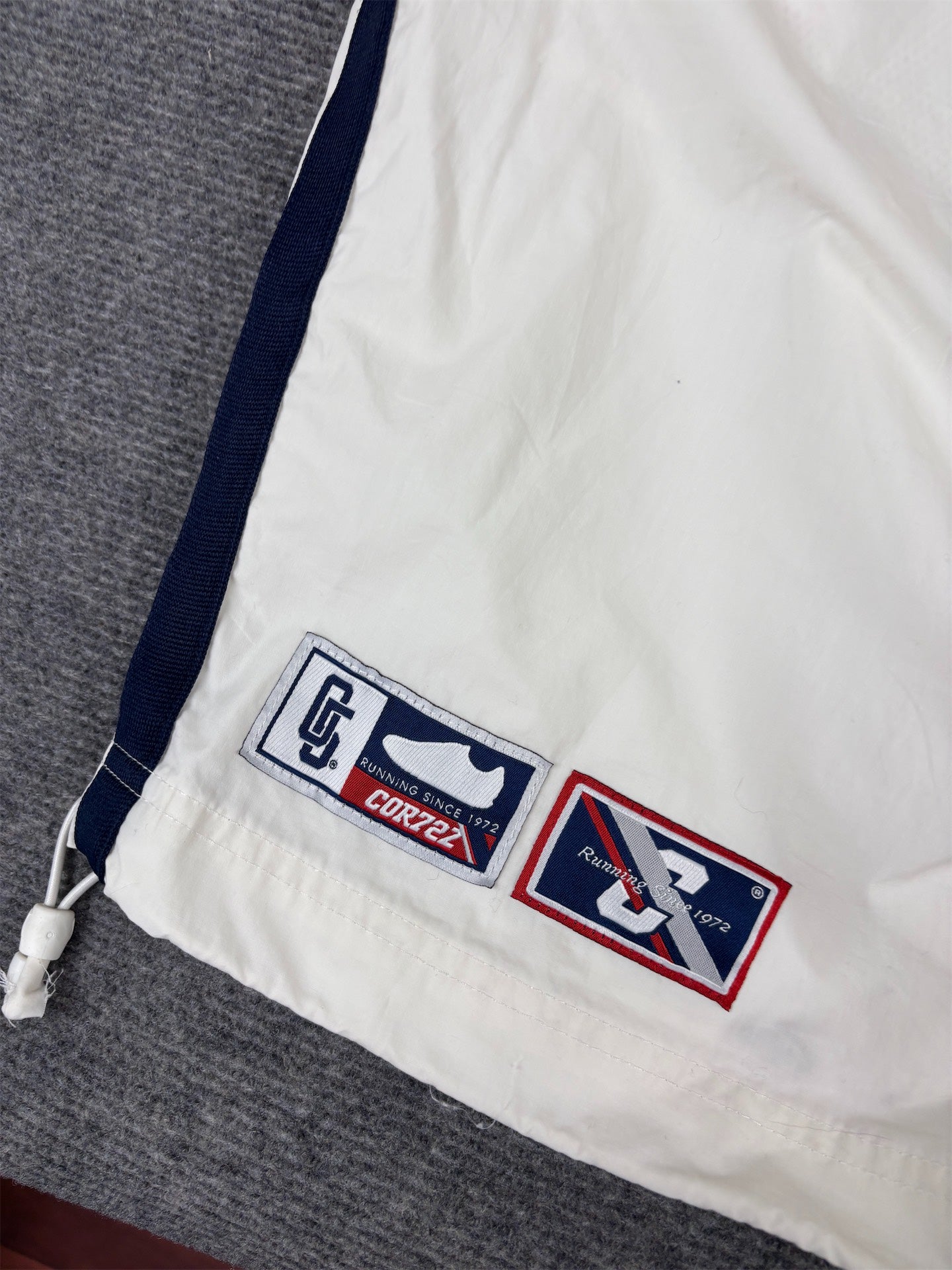 Vintage Y2K Nike Cortez 3/4 Track Pants Men’s M White Blue Red Bungee Tab