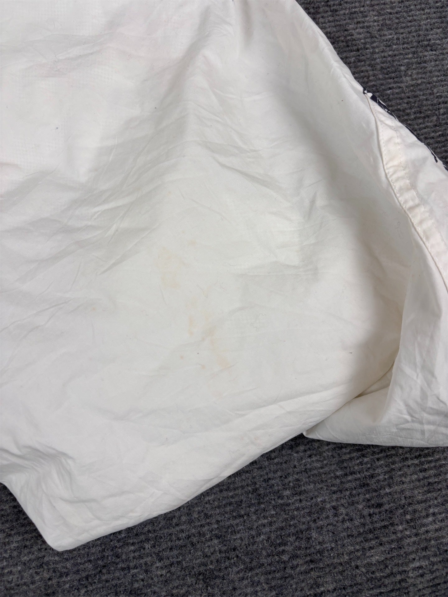 Vintage Y2K Adidas 3/4 Track Pants Men’s L White Black 3-Stripe Windbreakers Bungee Ankle