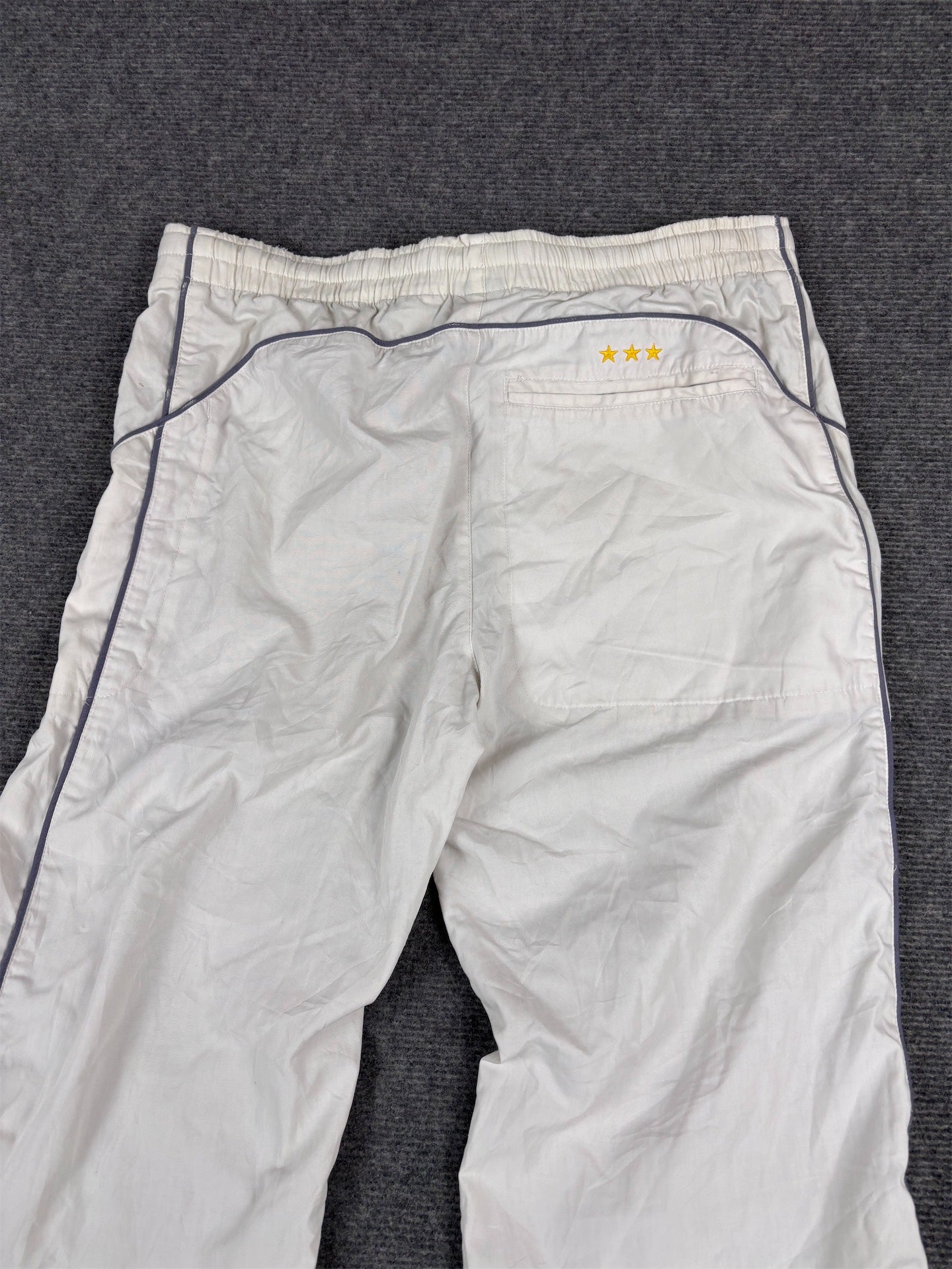 Vintage Y2K Nike Cortez 3/4 Track Pants S Men’s S White Grey Bungee Tabs