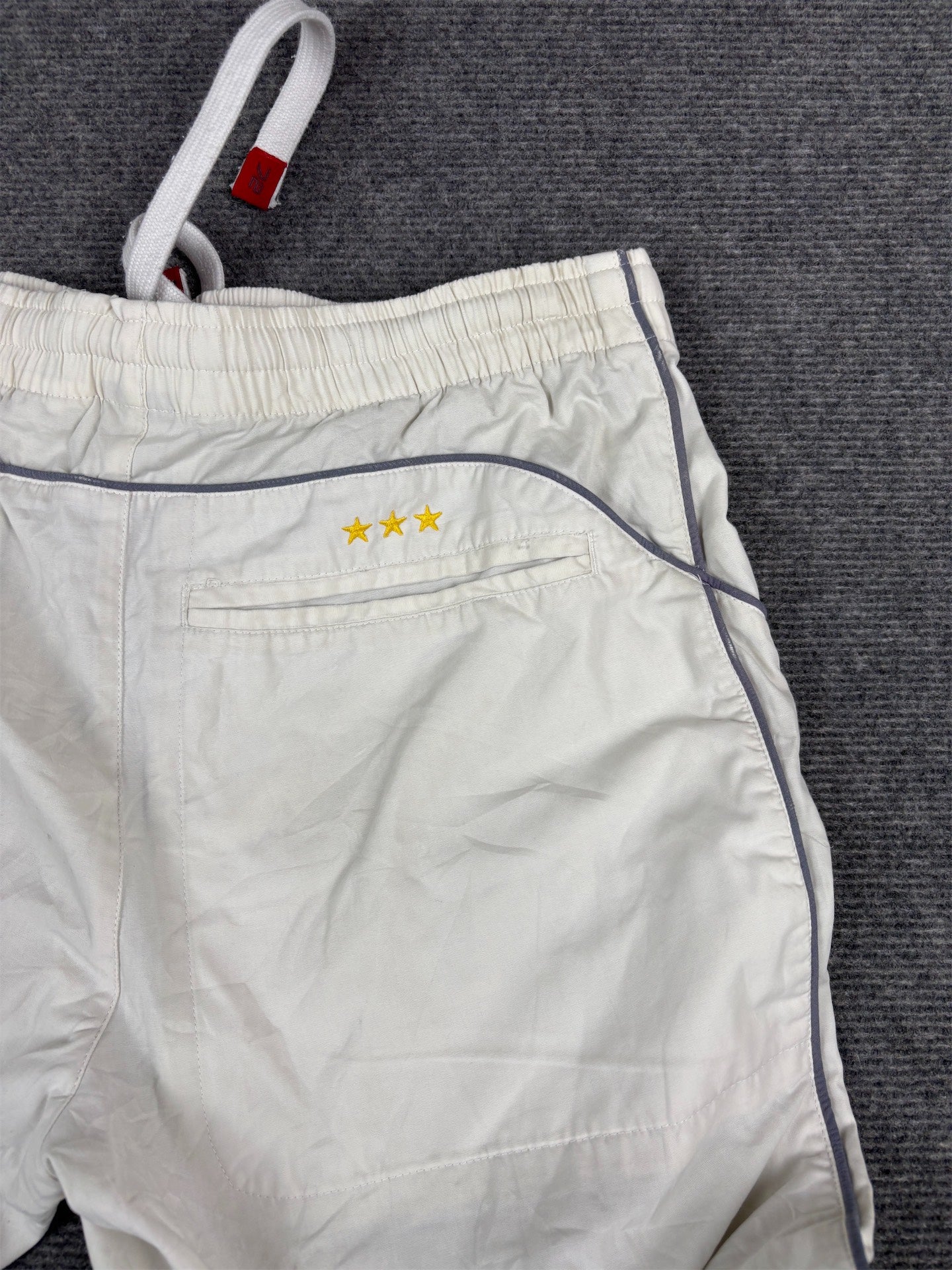 Vintage Y2K Nike Cortez 3/4 Track Pants S Men’s S White Grey Bungee Tabs