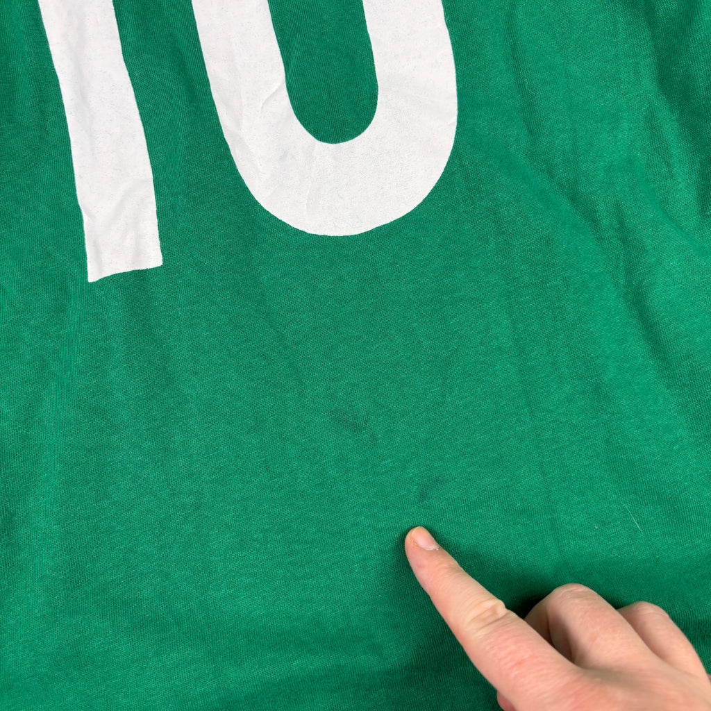 Ireland Rugby Shirt Men's Small Green White Long Sleeve
