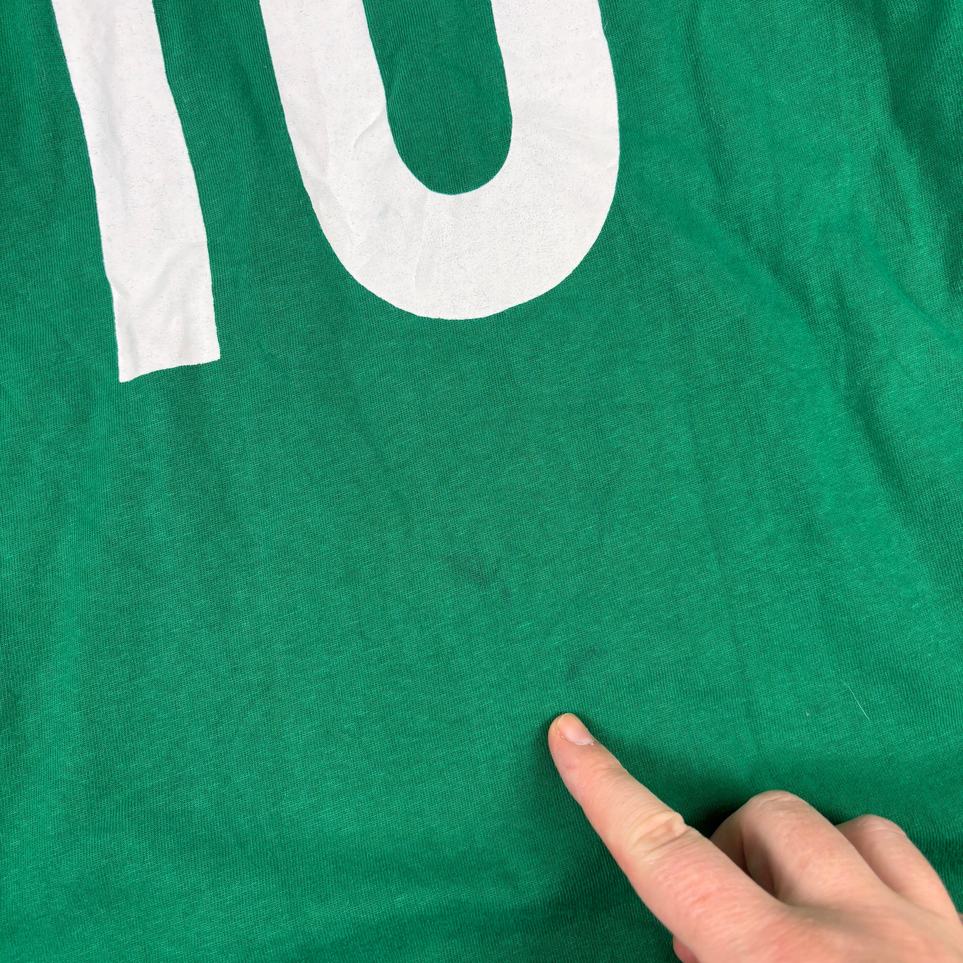Ireland Rugby Shirt Men's Small Green White Long Sleeve