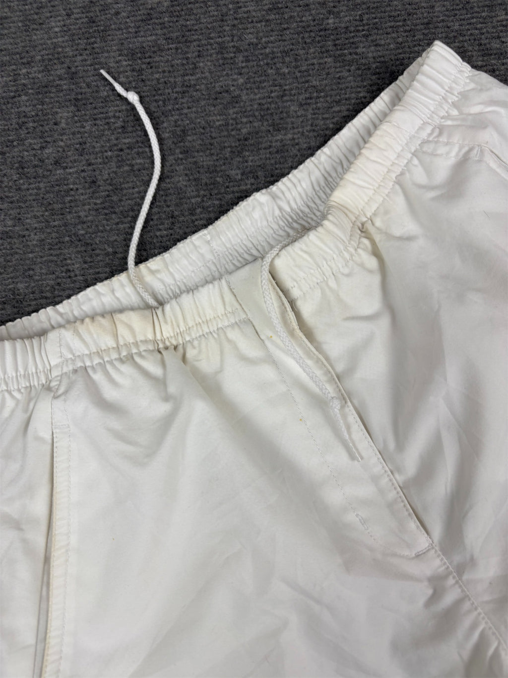 Vintage Y2K Nike 3/4 Track Women’s S White Silver Bungee Tab Windbreakers