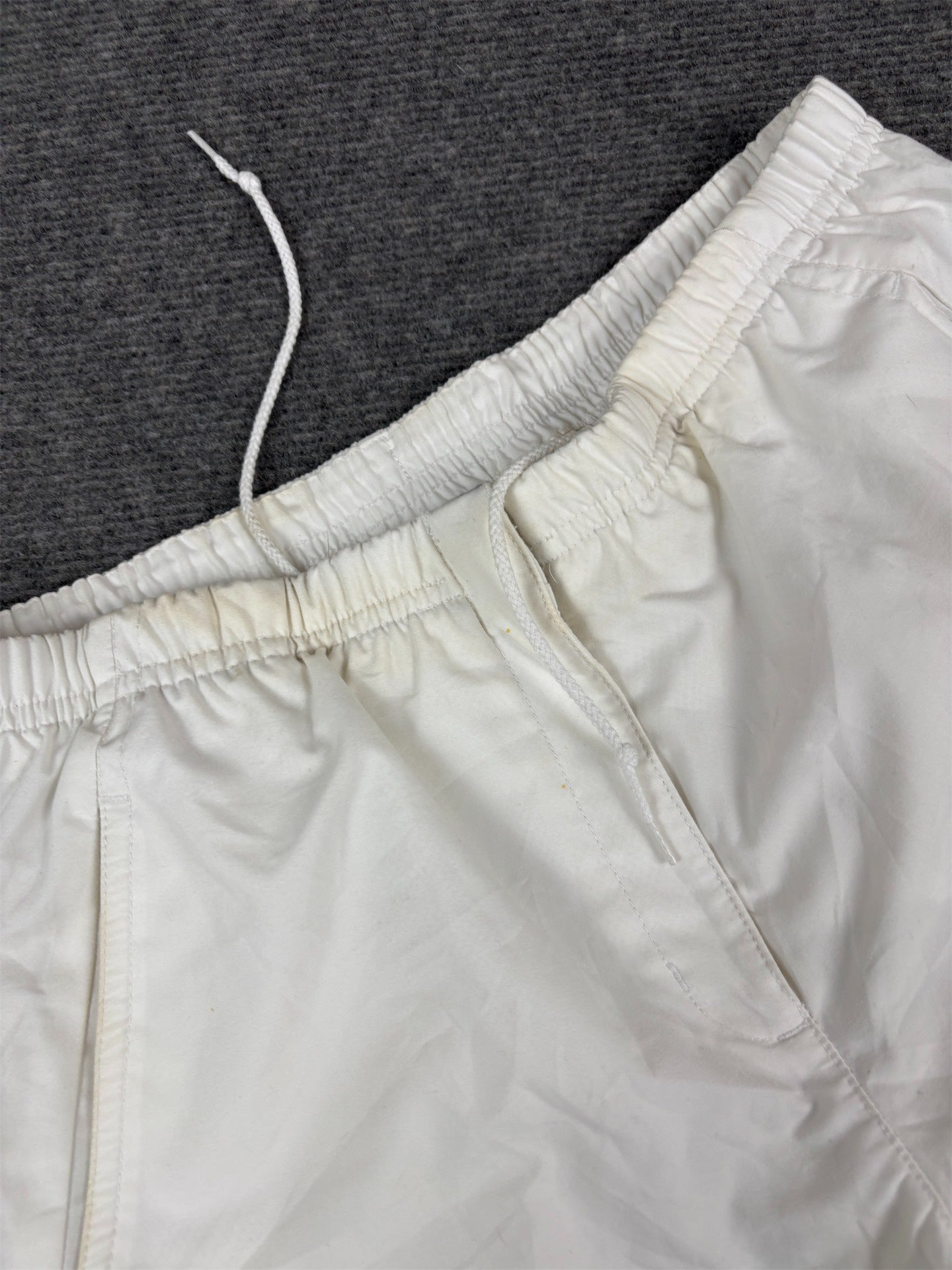 Vintage Y2K Nike 3/4 Track Women’s S White Silver Bungee Tab Windbreakers