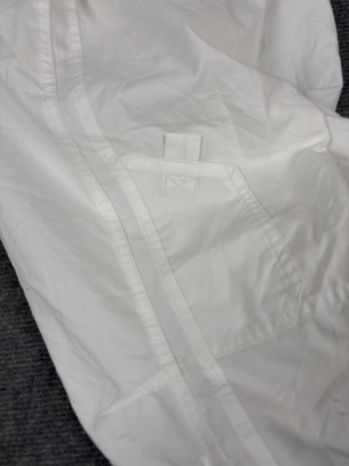 Vintage Y2K Nike 3/4 Track Women’s S White Silver Bungee Tab Windbreakers