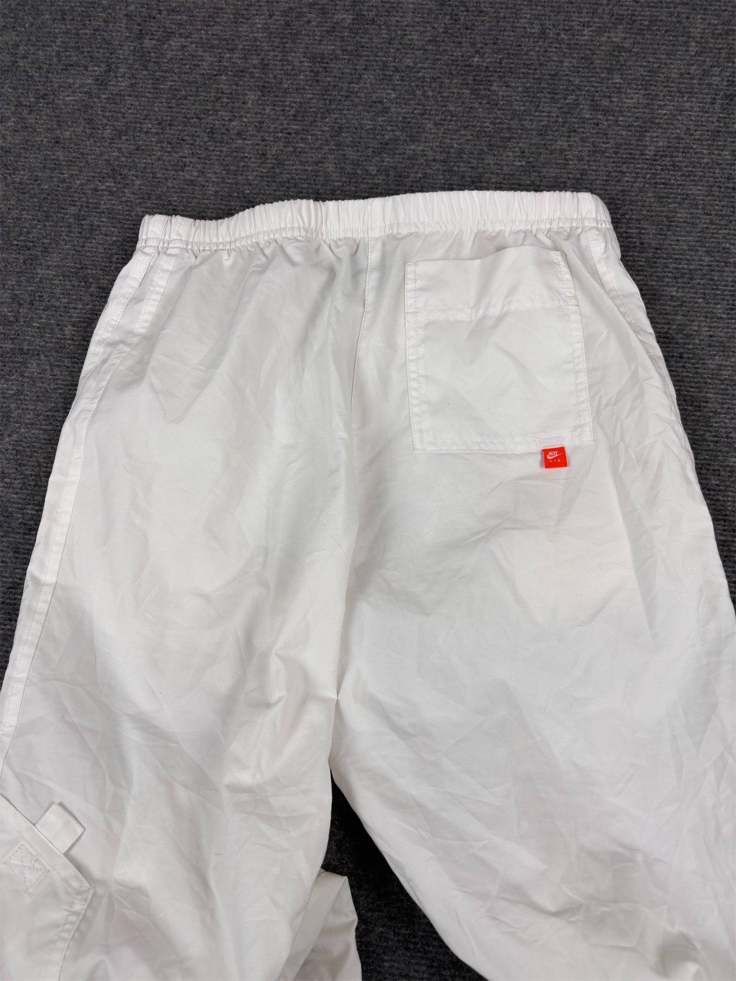 Vintage Y2K Nike 3/4 Track Women’s S White Silver Bungee Tab Windbreakers