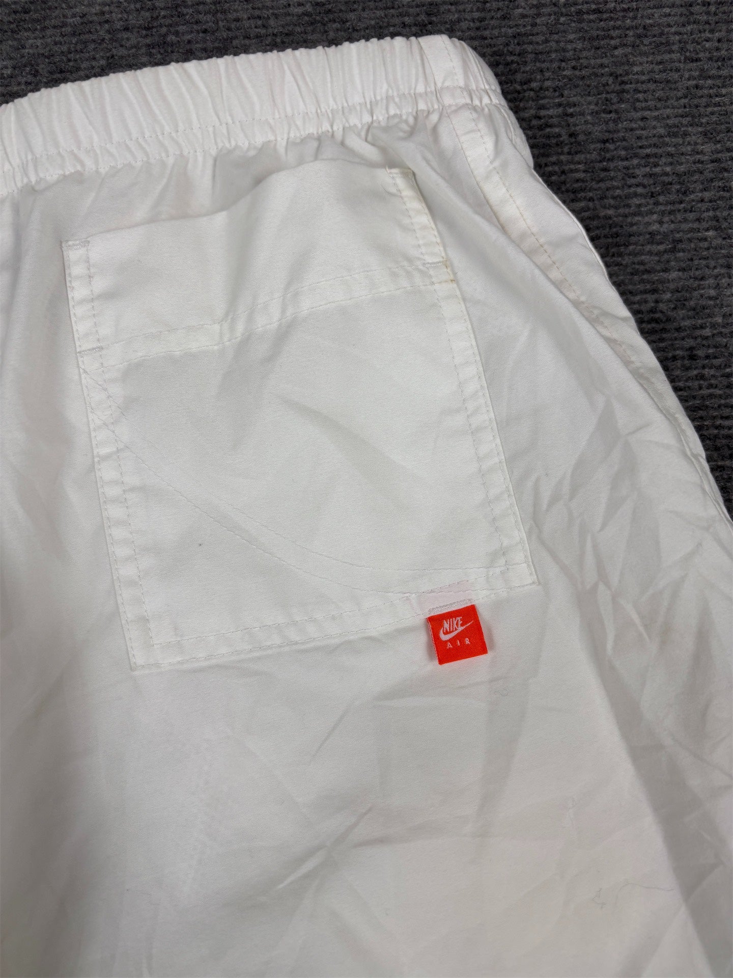 Vintage Y2K Nike 3/4 Track Women’s S White Silver Bungee Tab Windbreakers
