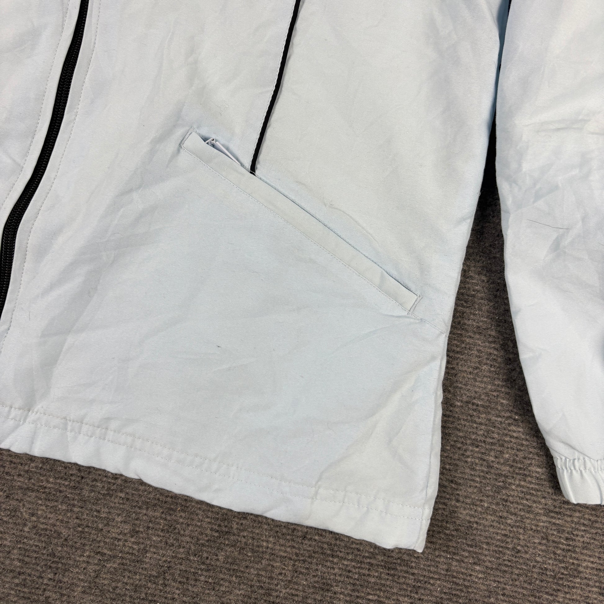 Vintage 00s Adidas Activewear Jacket Women's Medium Baby Blue