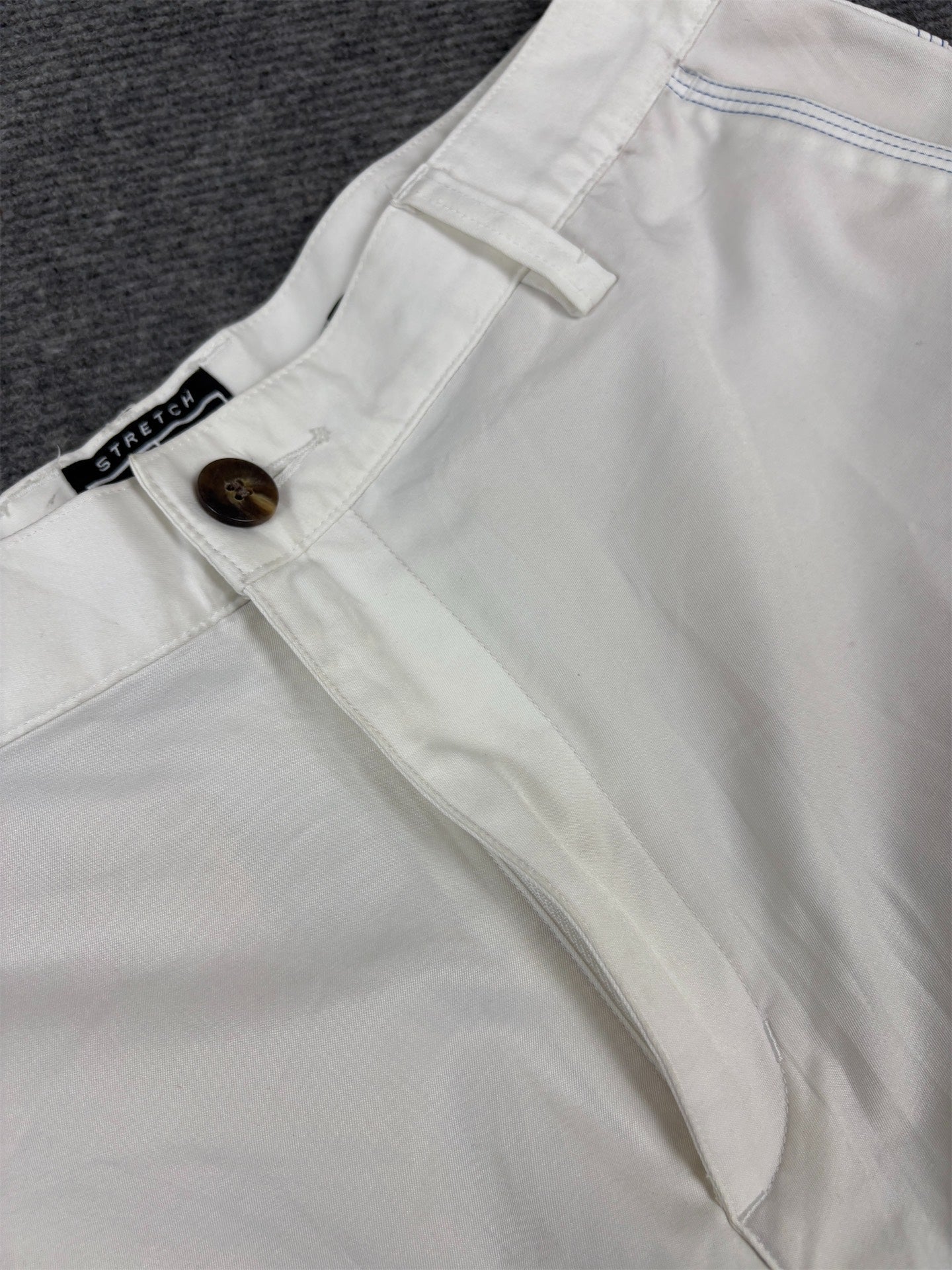 Adidas Climacool Golf Shorts Size 32 White Blue Stitching Logo