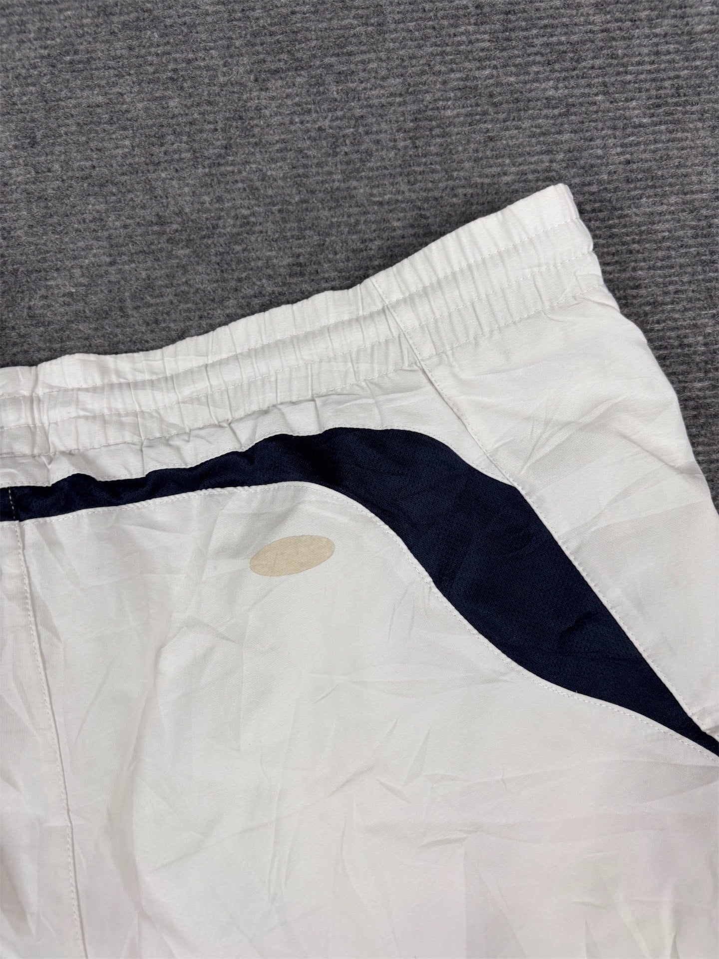 Vintage Y2K Adidas Shorts Men’s S White Black 3 Stripe Classic Style