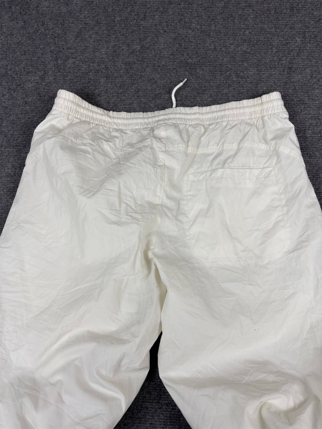 Vintage Y2K Adidas 3/4 Track Pants Size M White Black 3 Stripe Bungee Tabs