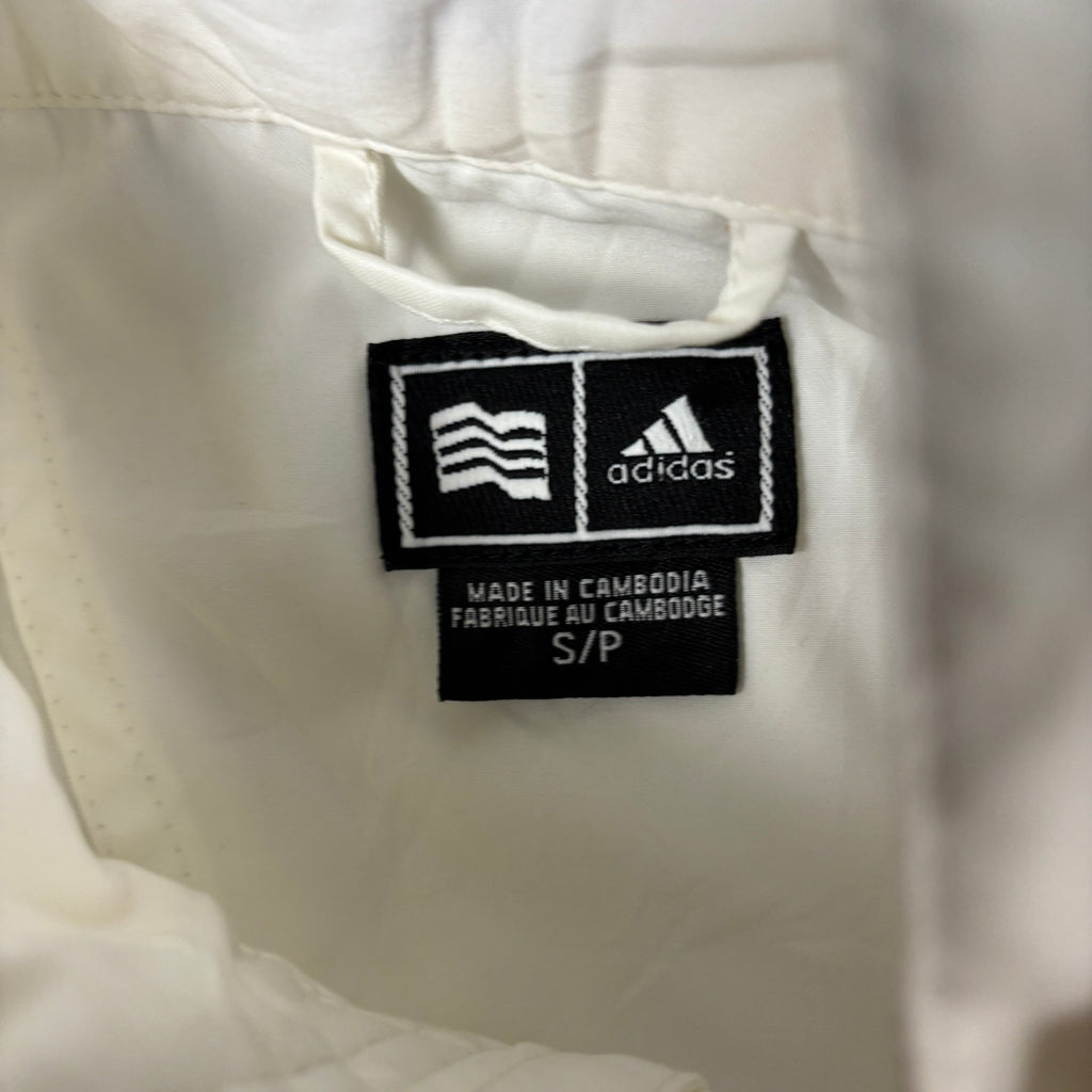 Vintage Y2K Adidas Activewear Vest Women's Small White Windbreaker