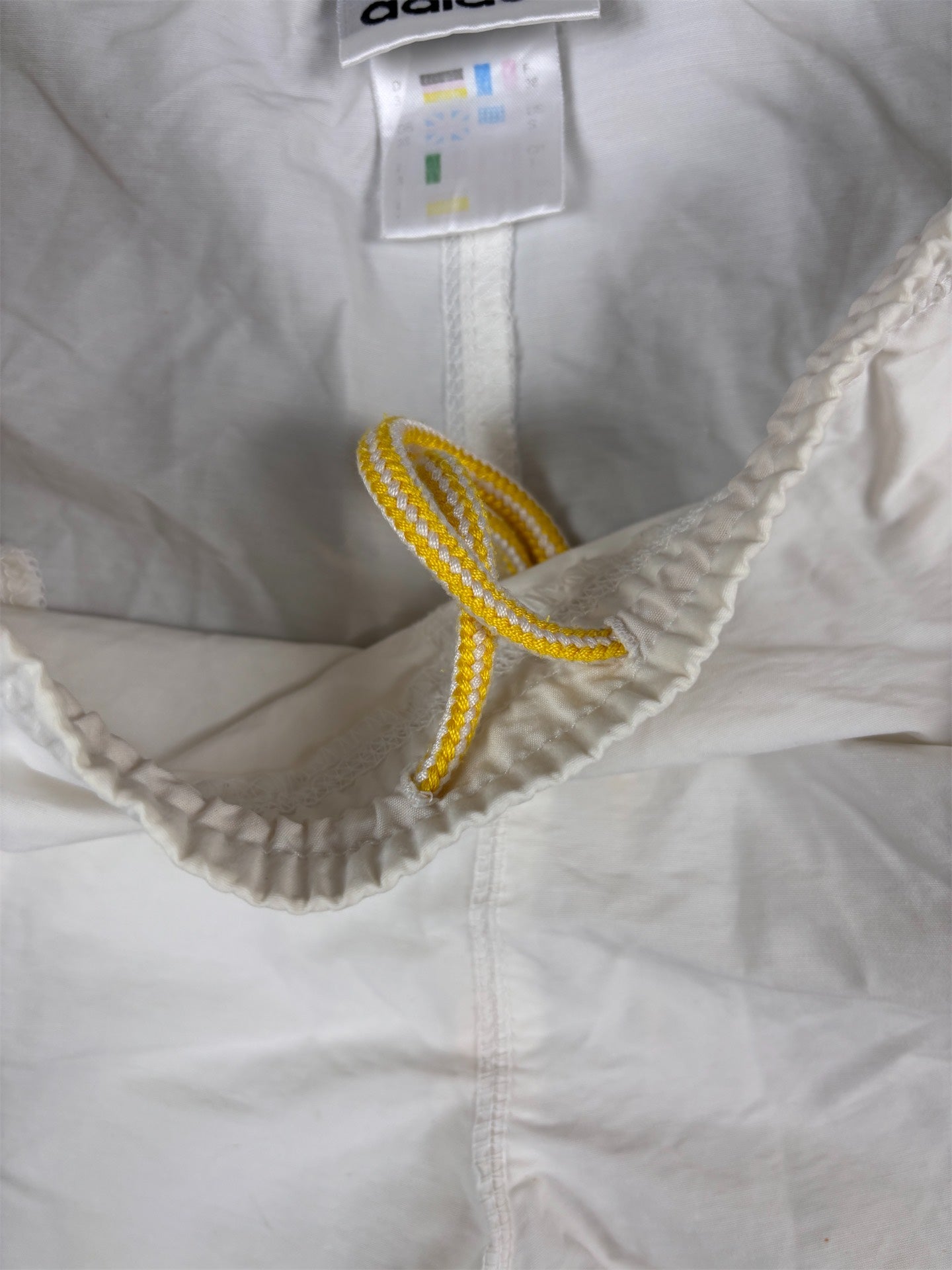 Vintage 90s Adidas Shorts Men’s XL White Brown Logo Tennis Style