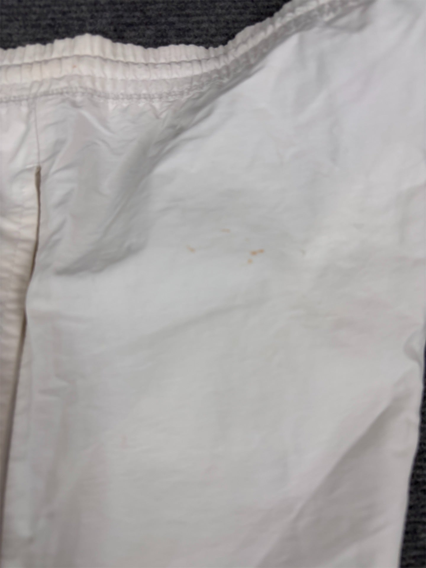 Vintage 90s Adidas Shorts Men’s XL White Brown Logo Tennis Style