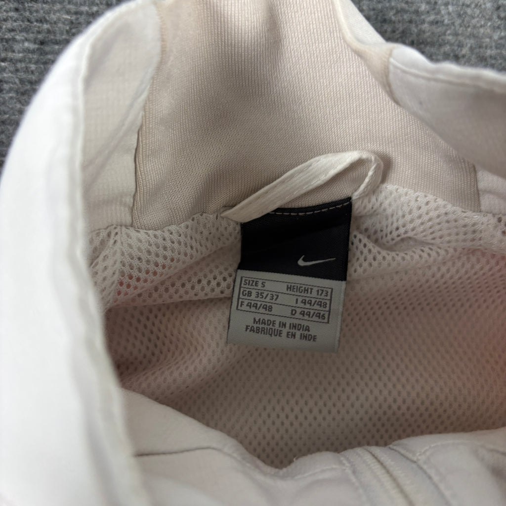 Vintage 00s Nike Football Valencia Jacket Men's Small White Windbreaker