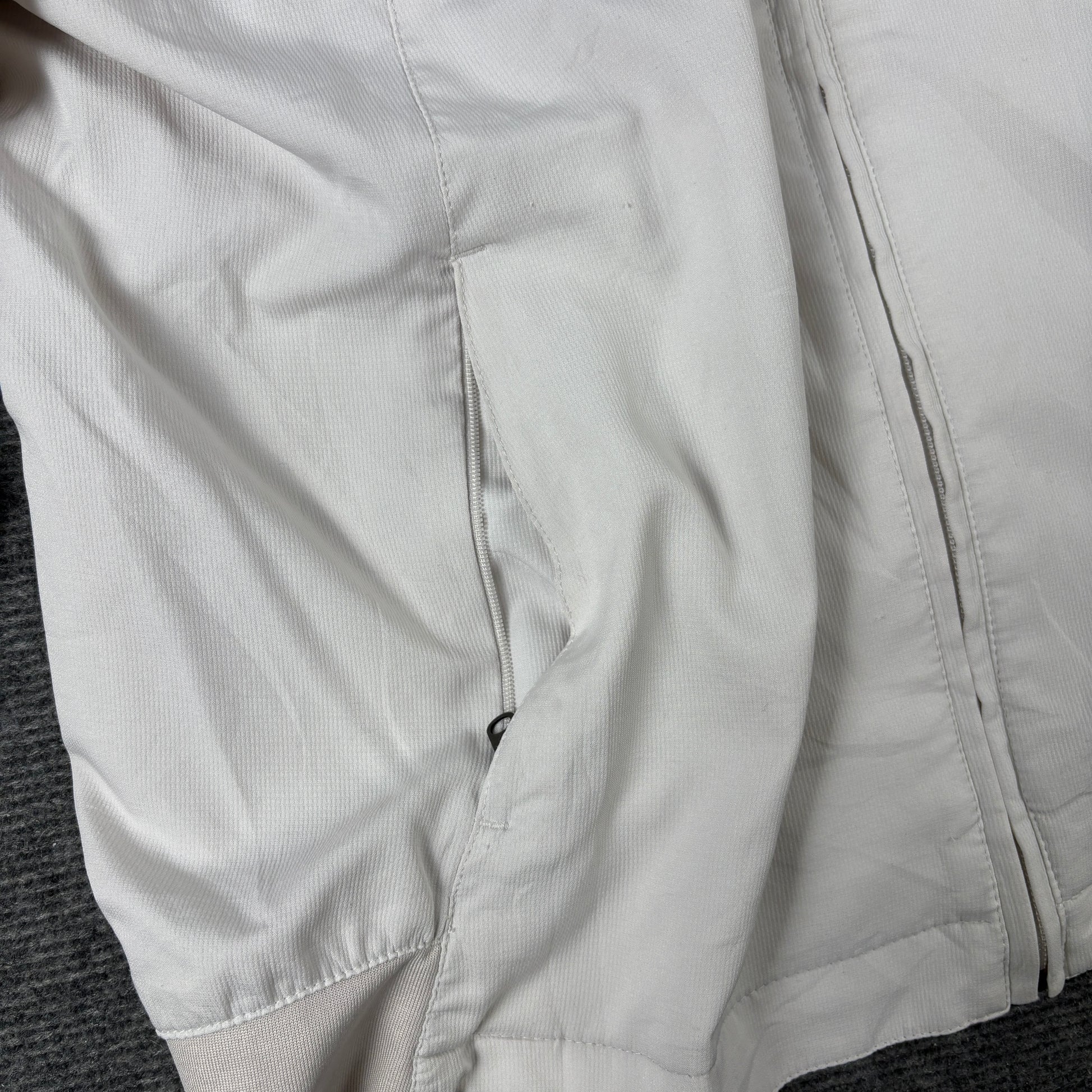 Vintage 00s Nike Football Valencia Jacket Men's Small White Windbreaker