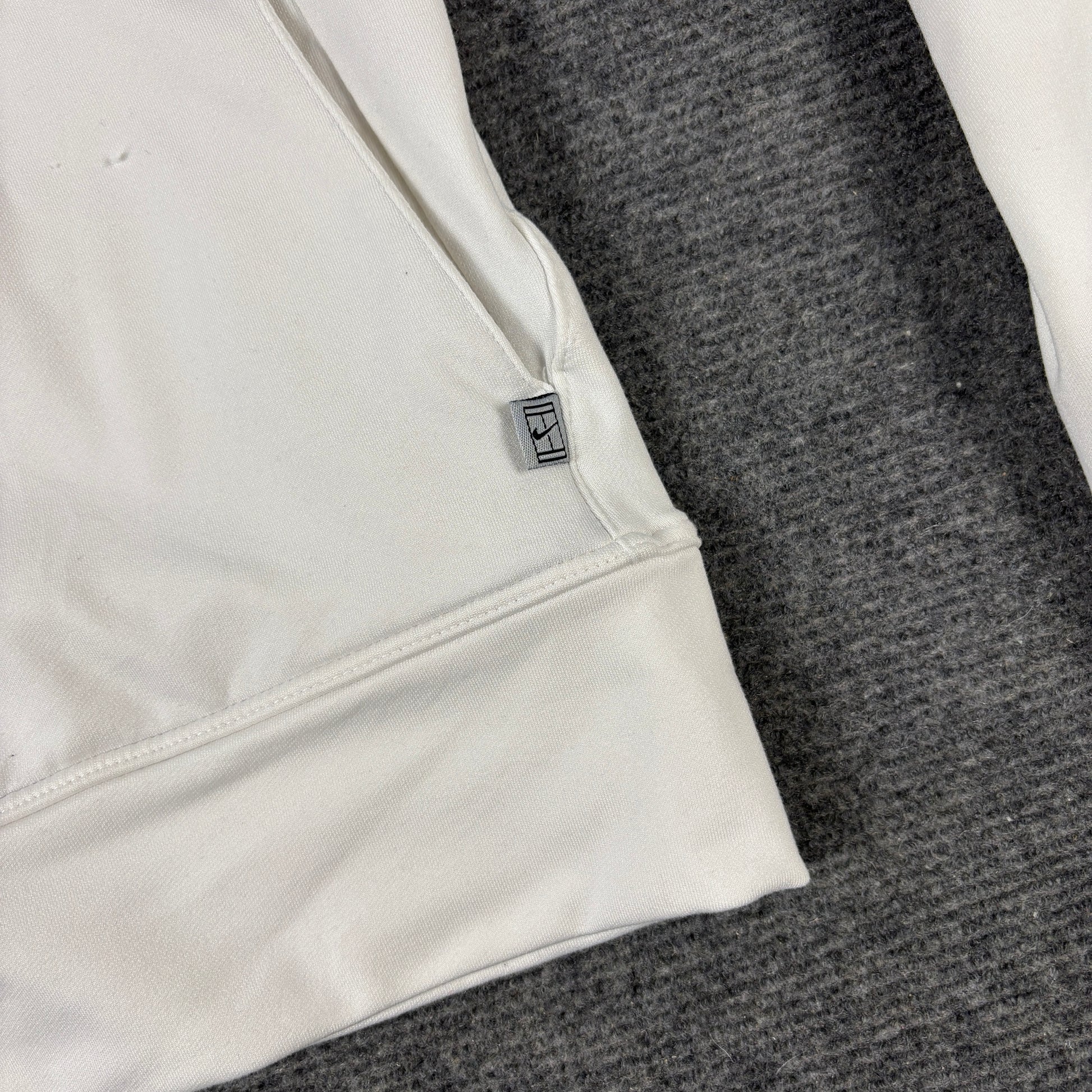 Vintage Y2K Nike Court Jacket Women's XS White Silver Dri-Fit Full Zip