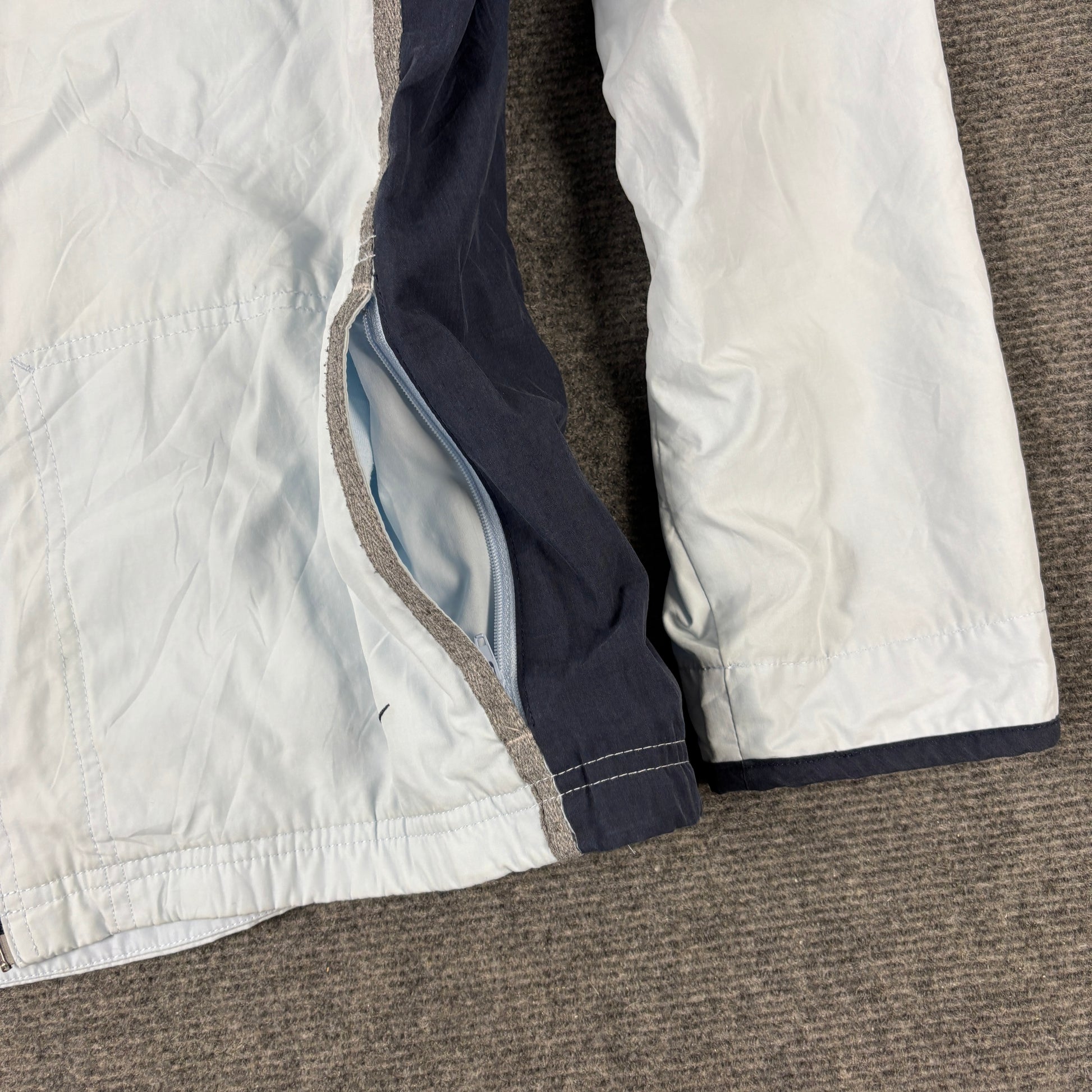 Vintage 00s Nike Activewear Jacket Women's Small Baby Blue Full Zip