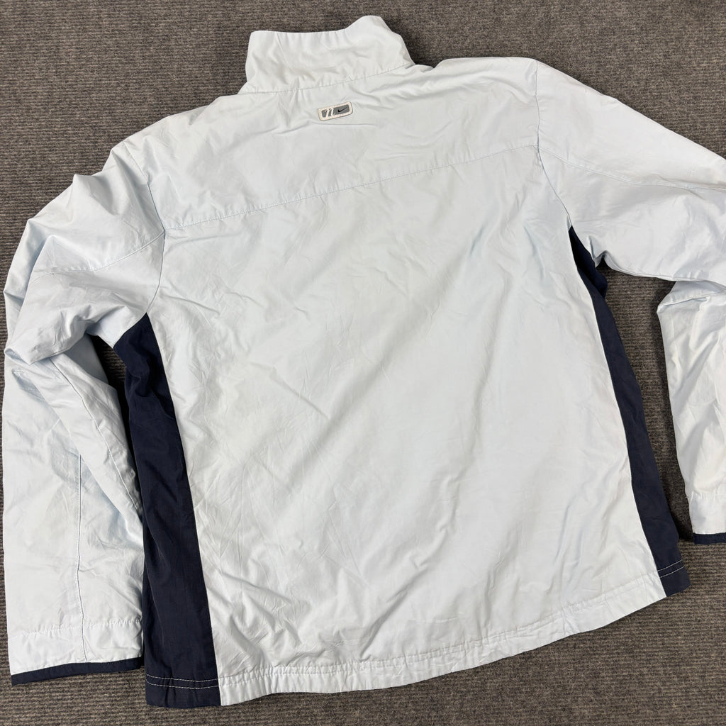 Vintage 00s Nike Activewear Jacket Women's Small Baby Blue Full Zip
