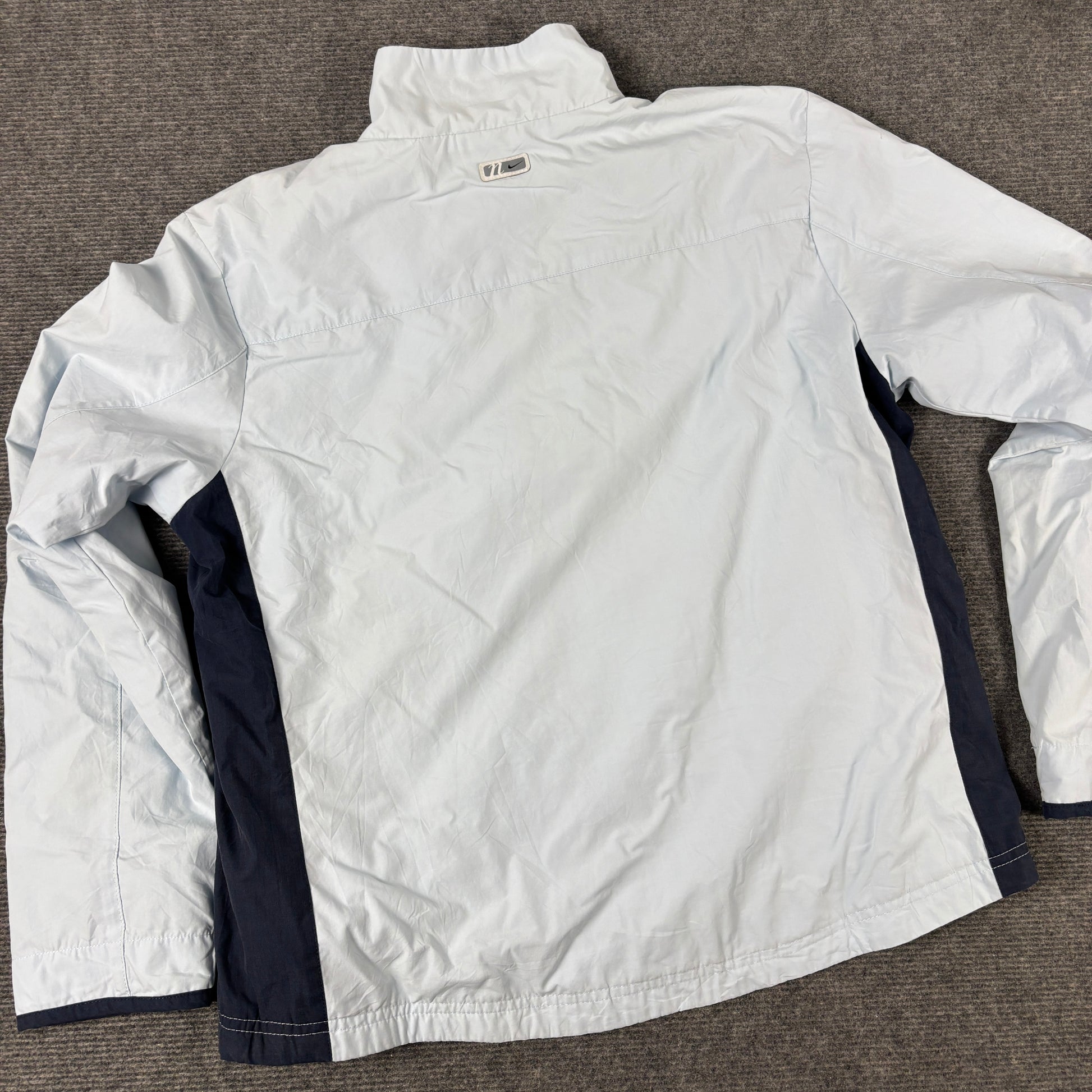 Vintage 00s Nike Activewear Jacket Women's Small Baby Blue Full Zip
