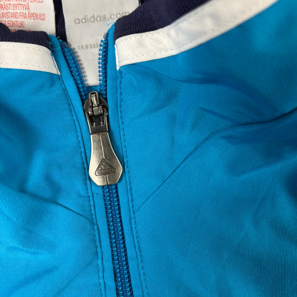 Adidas Real Madrid Football Jacket Men's Medium Blue White 2012-13 Season