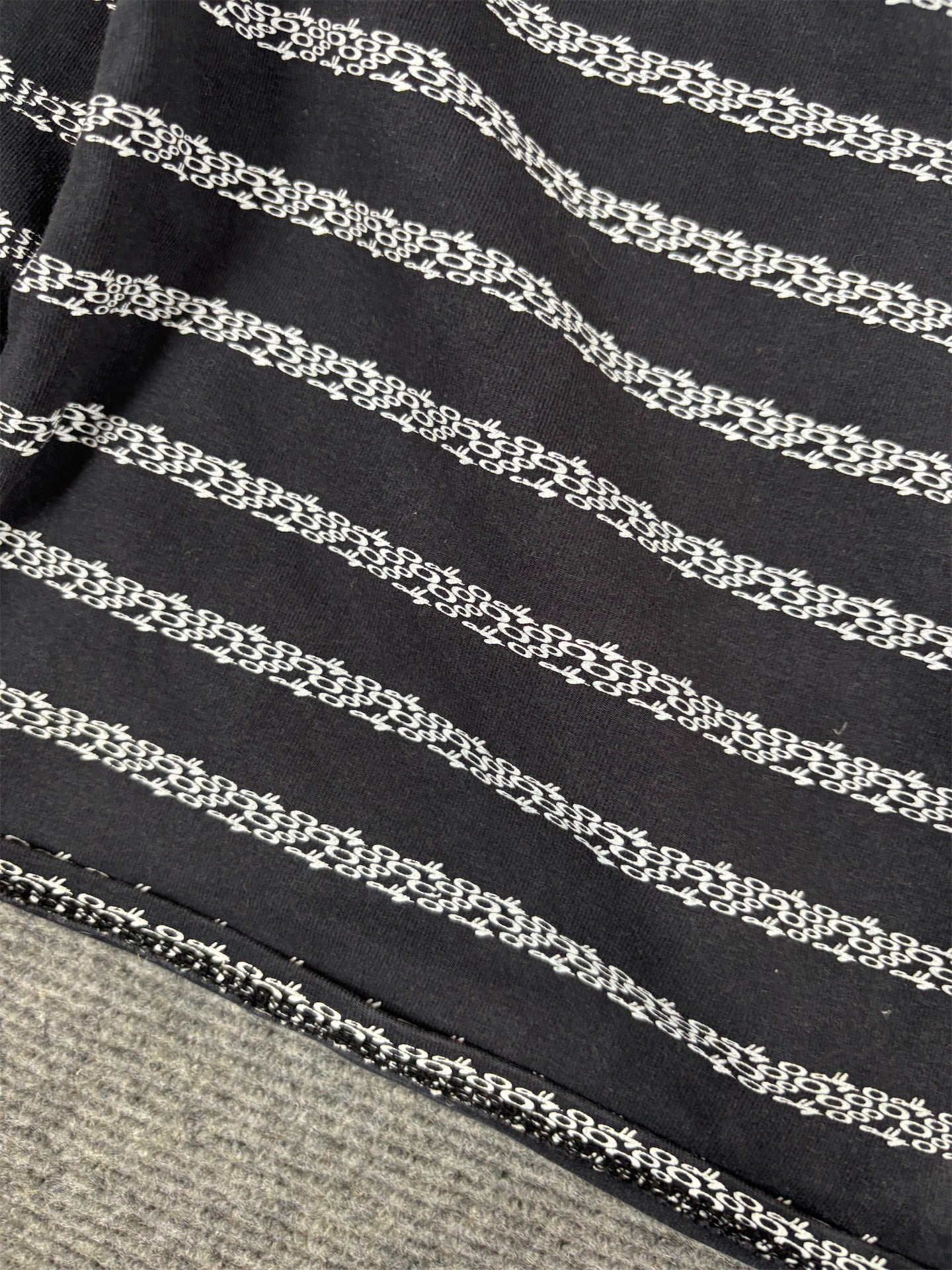 Vintage 90s Oakley Cropped Polo Women’s M Black All Over Logo  3/4 Sleeve