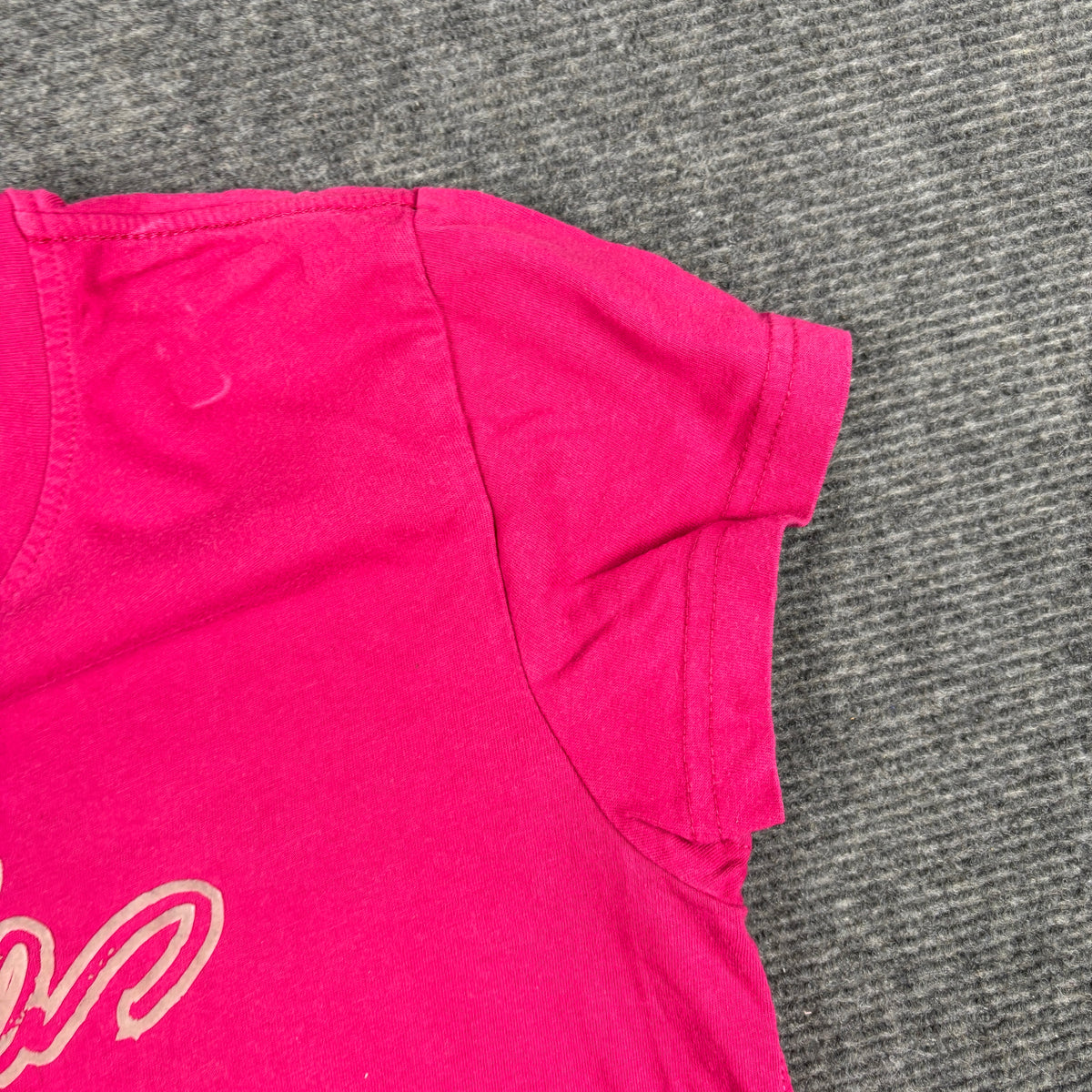 y2k Adidas activewear top women's small pink spell out