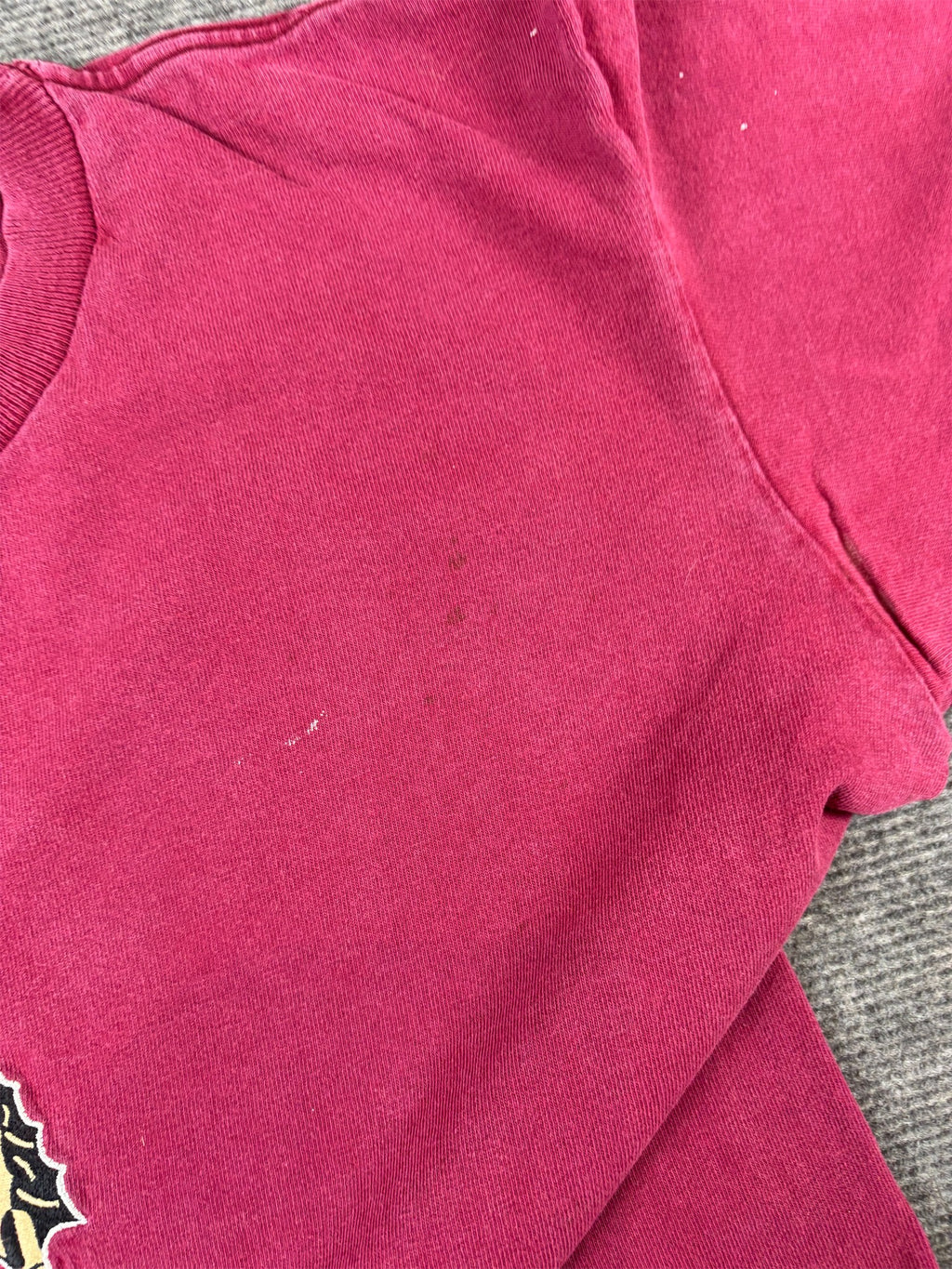 Vintage 90s Nike FSU Seminoles T-Shirt Size M Red Heavy Cotton Arrow Logo Embroidered