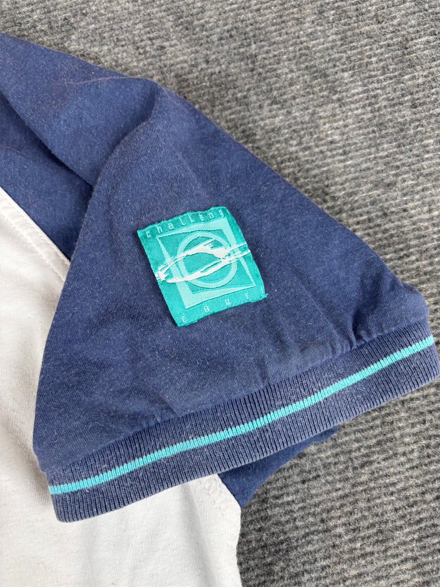 Vintage 90s Nike Court Agassi 1/4 Zip T-Shirt Size S White Navy Challenge Court Rare