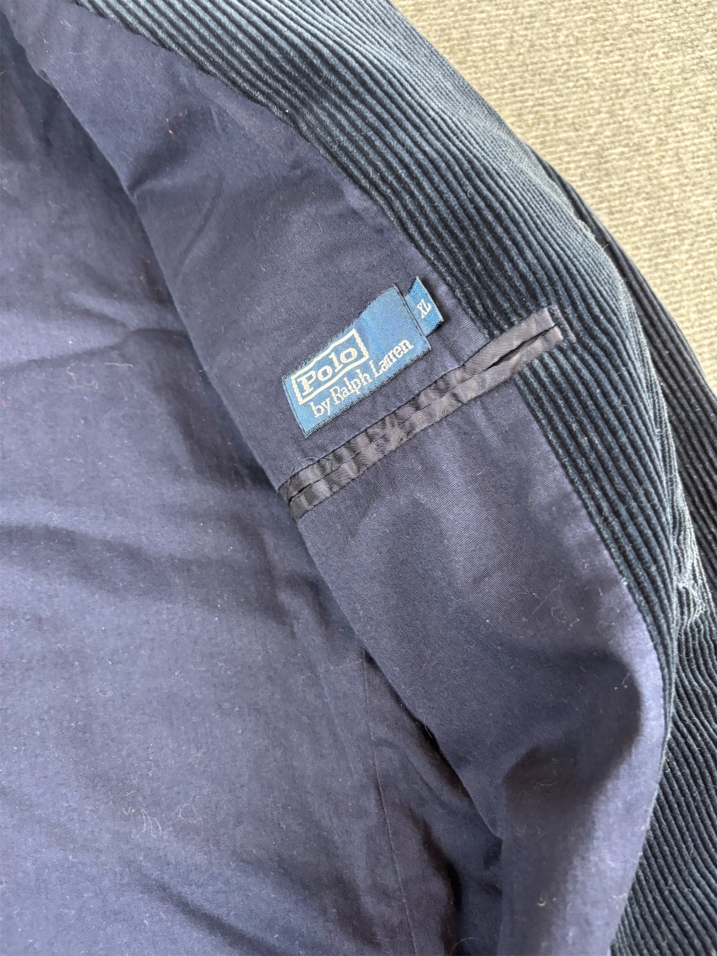 Vintage 90s Ralph Lauren Corduroy Jacket Size XL