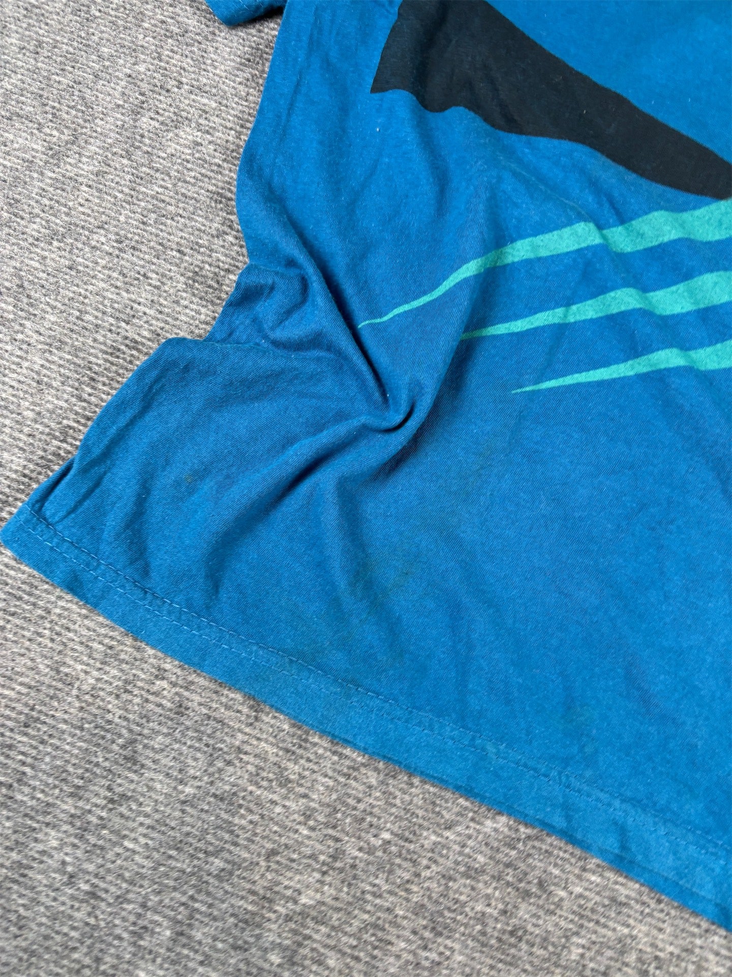 Vintage 80s Reebok Polo XL Blue Cotton Retro Tennis Style