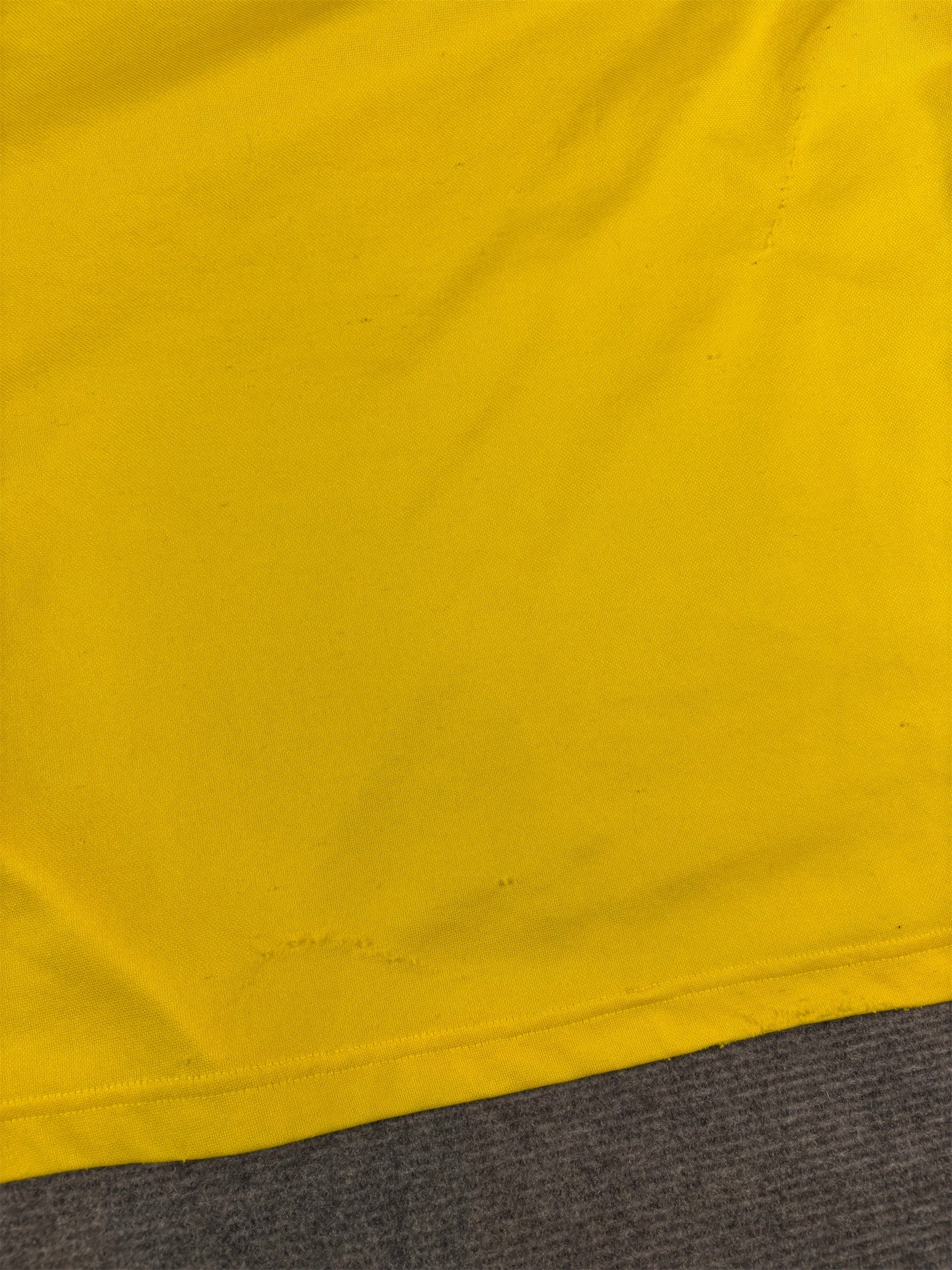 Vintage Brazil Football Jersey Men's XL Yellow Embroidered Team Logo