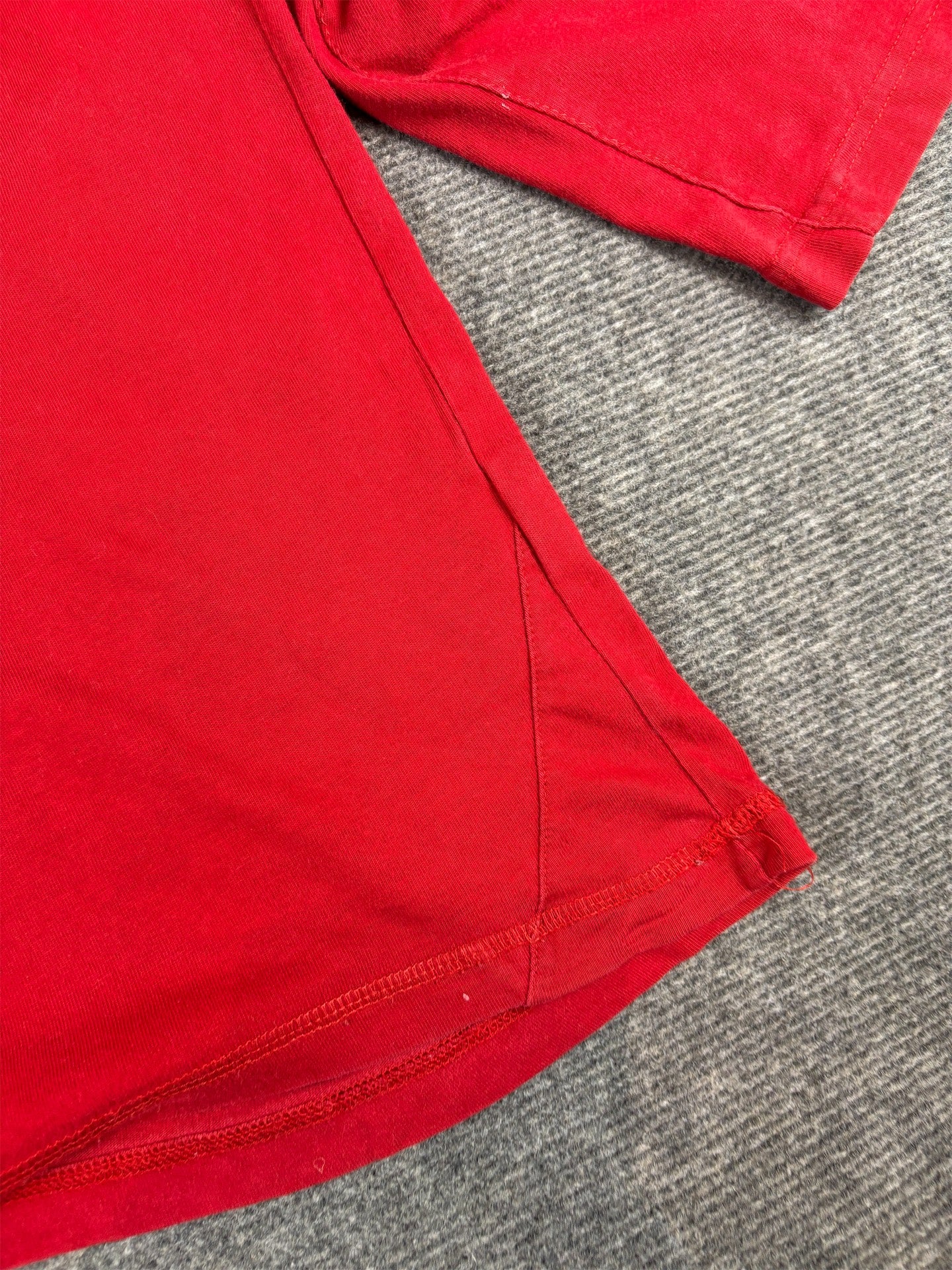 Vintage Y2K Nike Cortez 72 T-Shirt Men's S Red White Swoosh Spell Out Long Sleeve Crew