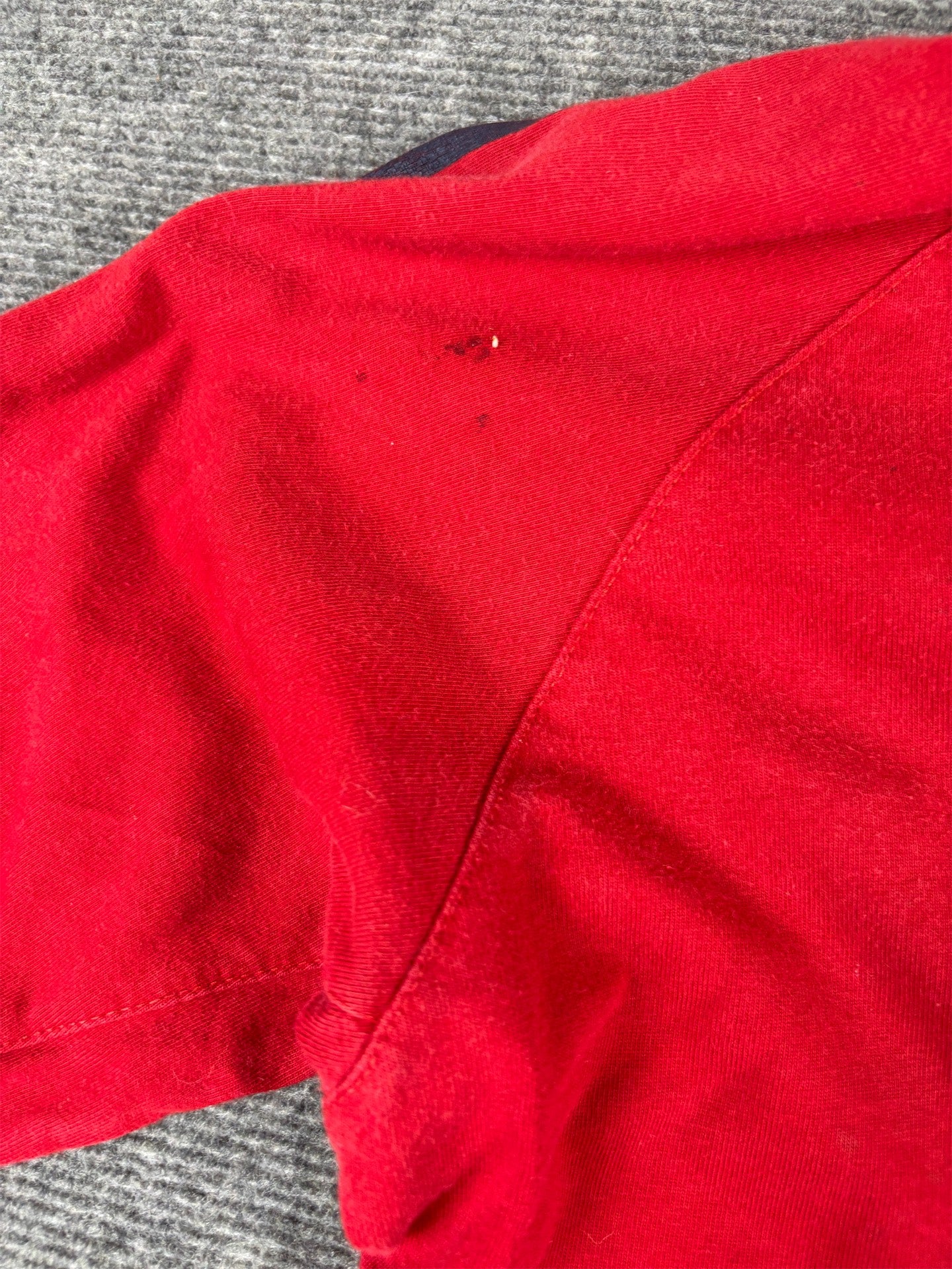 Vintage Y2K Nike Cortez 72 T-Shirt Men's S Red White Swoosh Spell Out Long Sleeve Crew