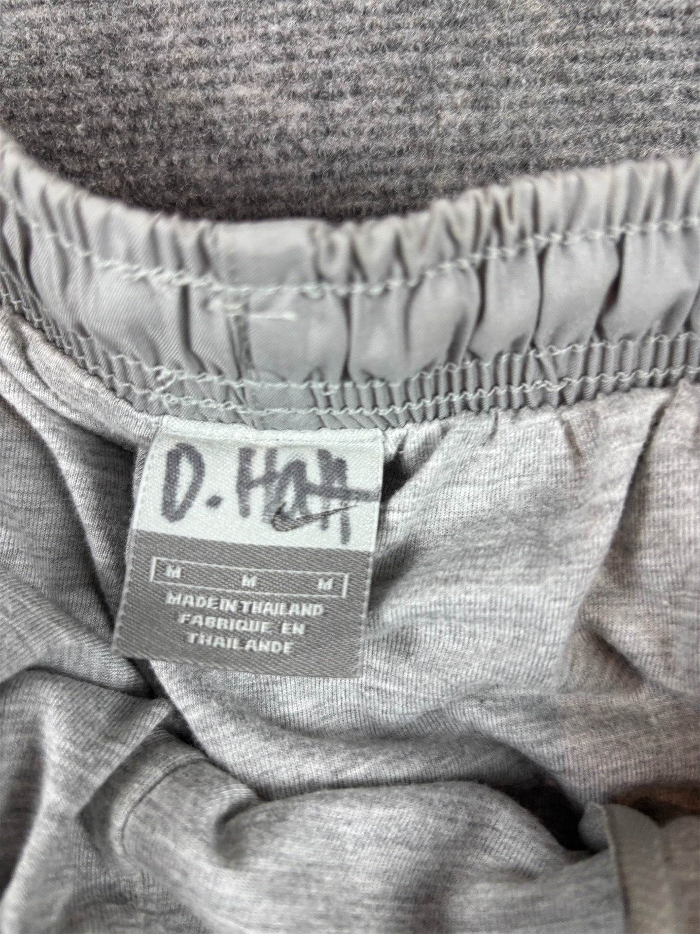 Vintage Y2K Nike Track Pants Size M Grey Black Panels Swoosh Super Wide Leg Baggy