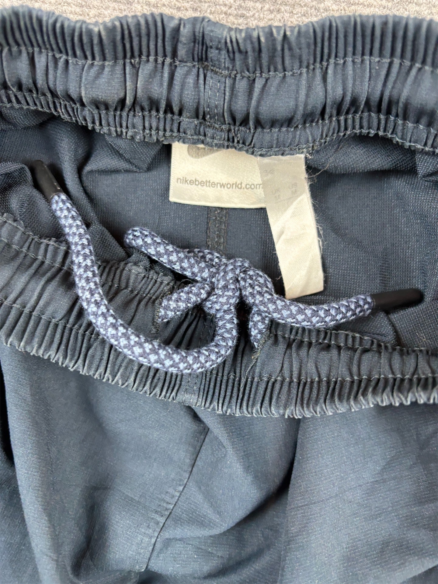 Nike Basketball Track Pants Men's S Navy Golden State NBA Embroidered Logos