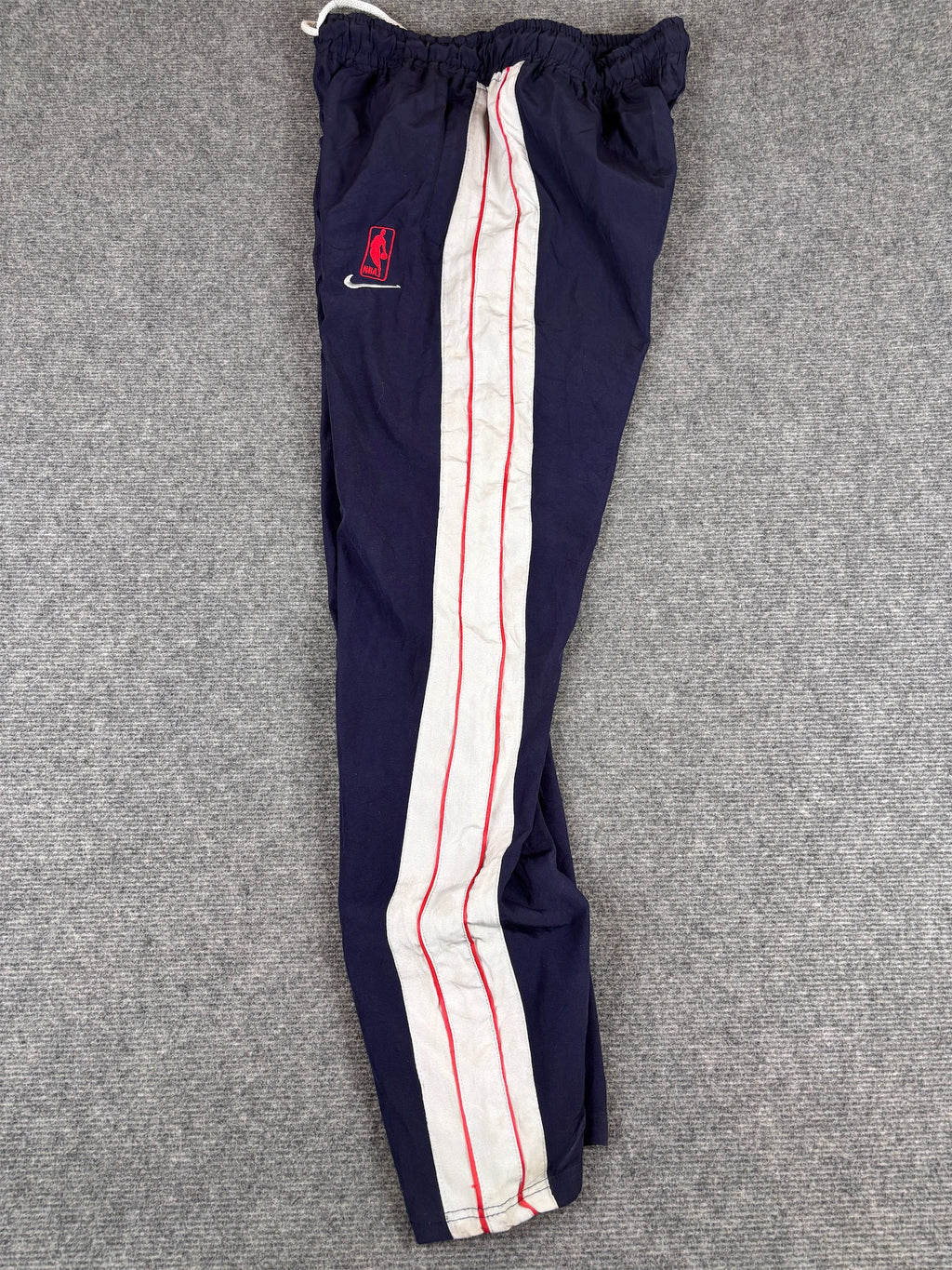 Nike NBA Toronto Raptors Track Pants S Purple Embroidered Logos Straight Leg