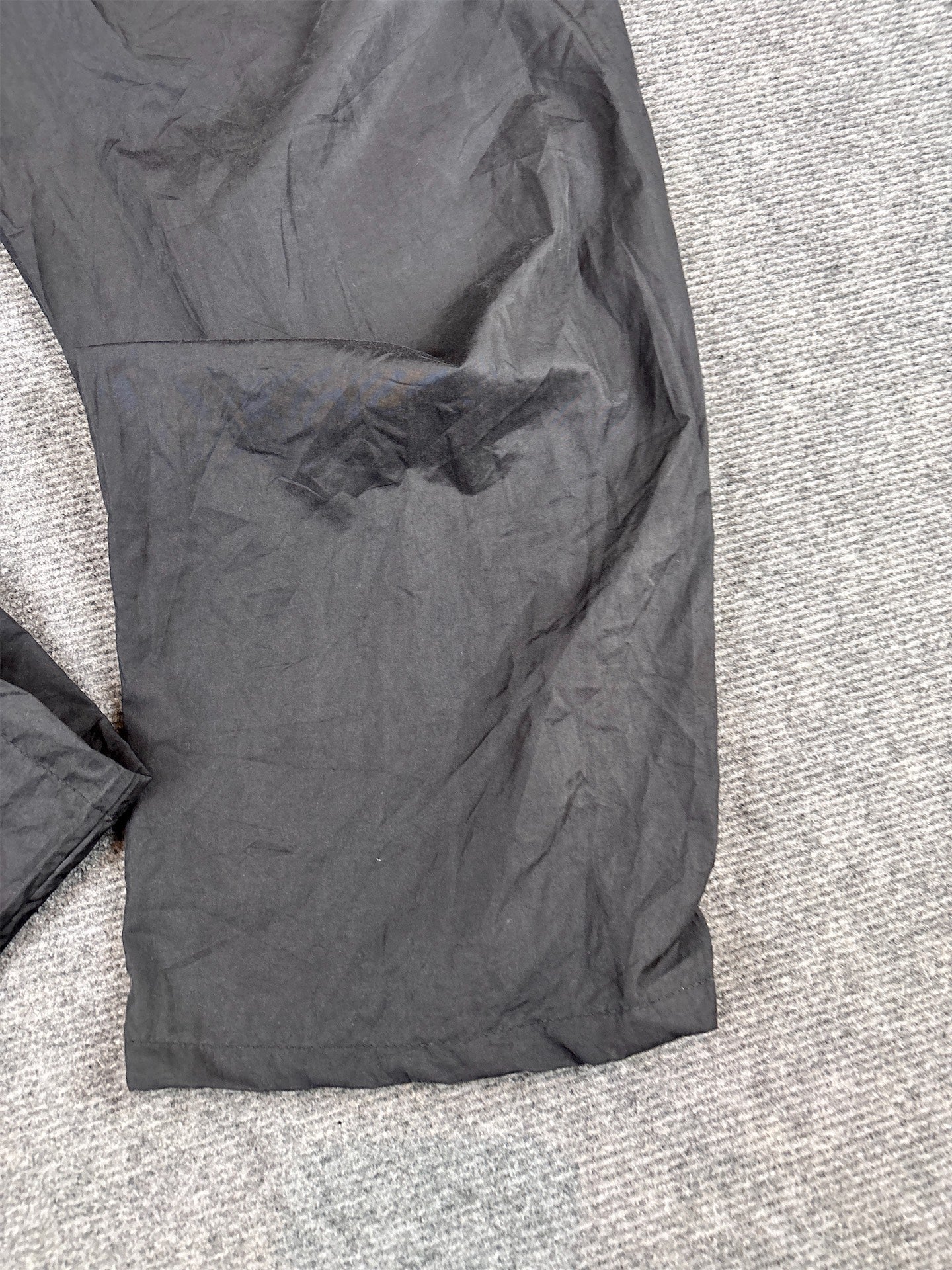 Vintage Y2K Nike ACG Track Pants XL Black Parachute Ankle Zip Wide Leg