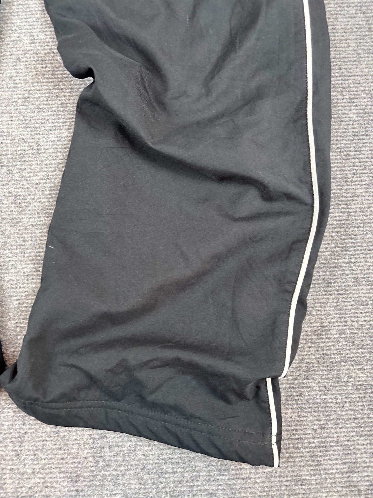 Vintage Y2K Nike Track Pants Women’s M Black White Piping Classic 00s