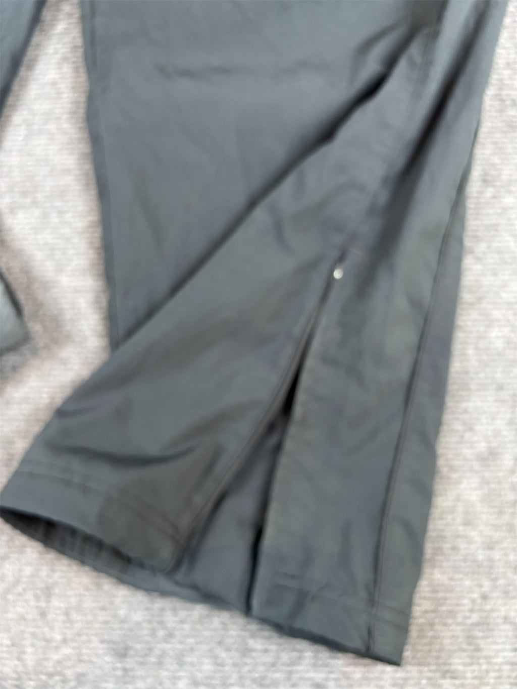 Y2K to 10s Nike Track Pants Mens XL Double Black Swoosh Baggy Wide Leg Premo