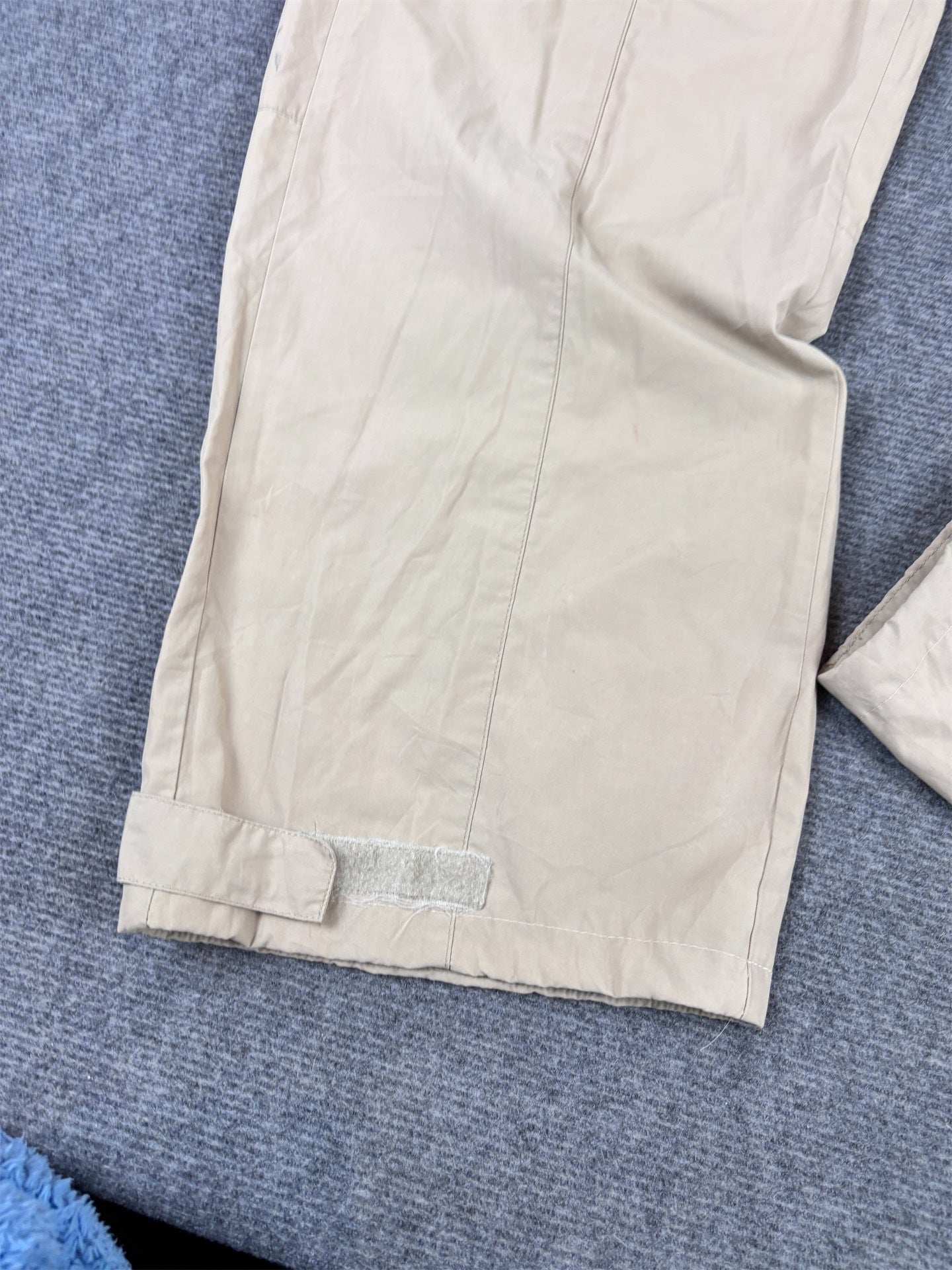 Vintage Y2K Nike Track Pants Women’s L Brown Hiking Style Pleated Wide Leg