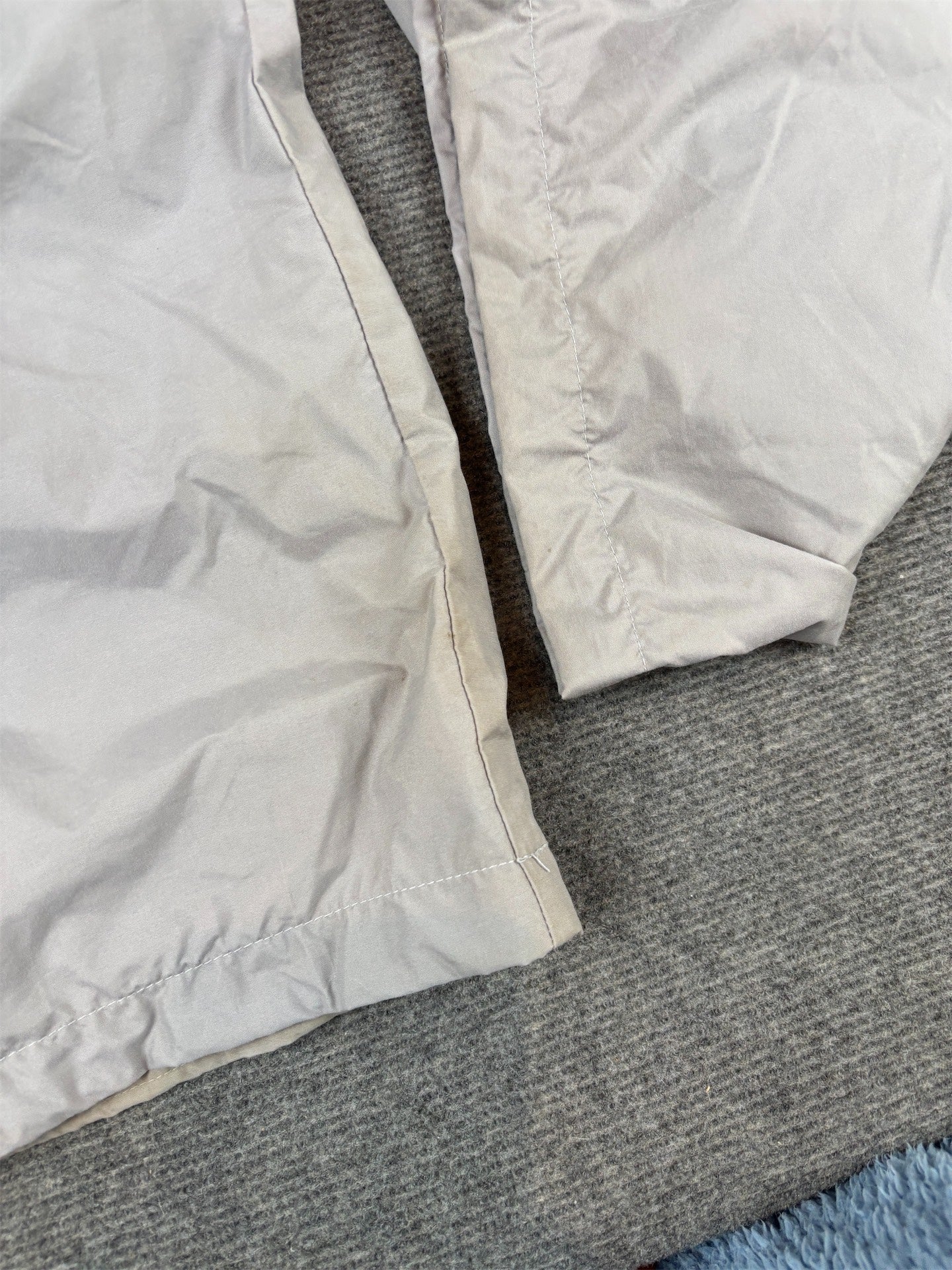 Vintage Y2K Nike Cargo Track Pants XXL Grey Black Spell Out Swoosh Super Baggy Fit