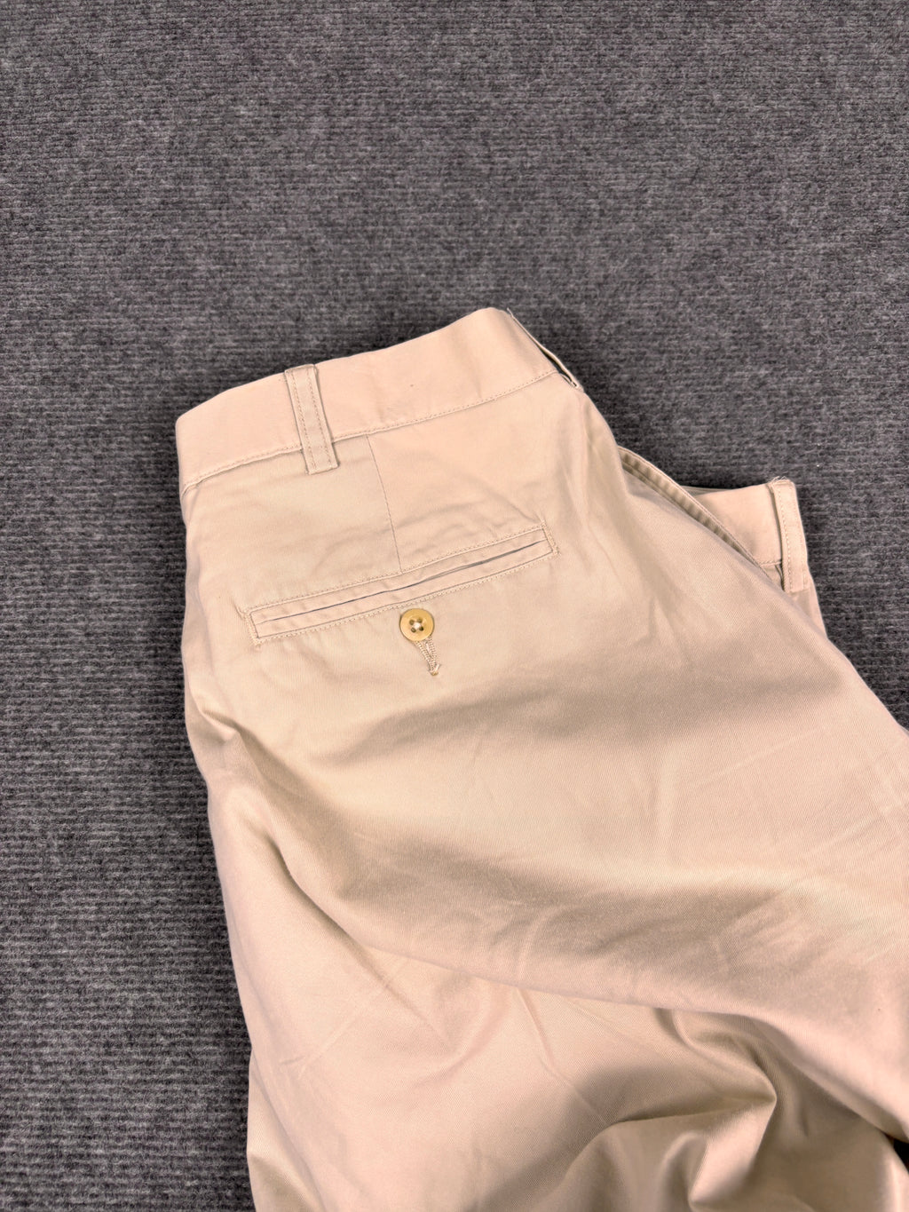 Vintage 90's Ralph Lauren Chino Pants Men's 40 Khaki Pleated Hammond Pant Wide Leg