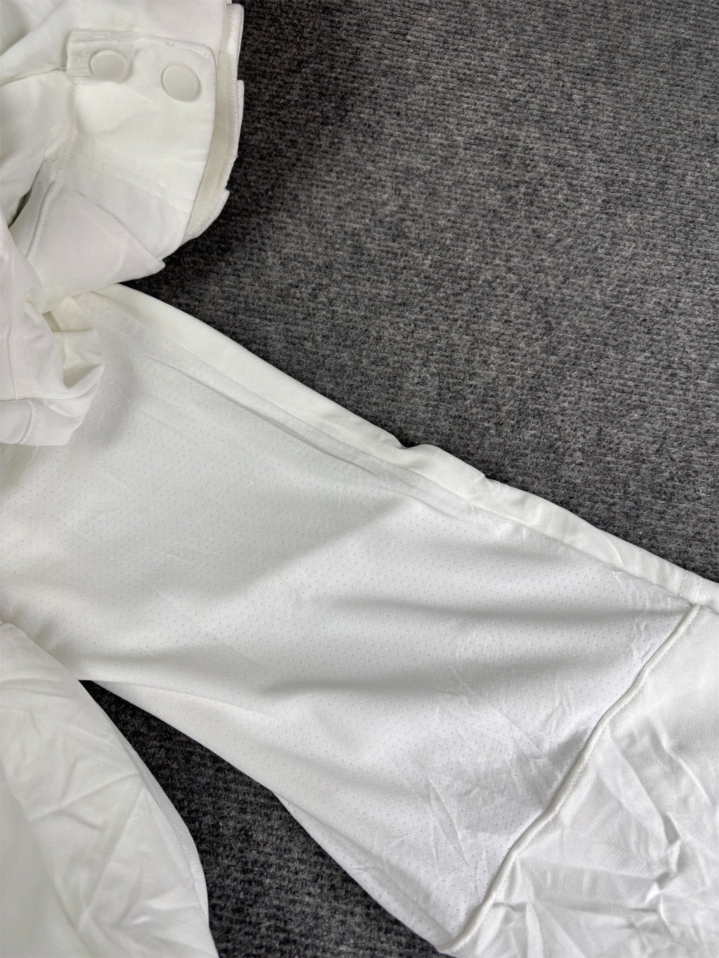 Nike Baseball Track Pants Men's M White Black Swoosh Tapered