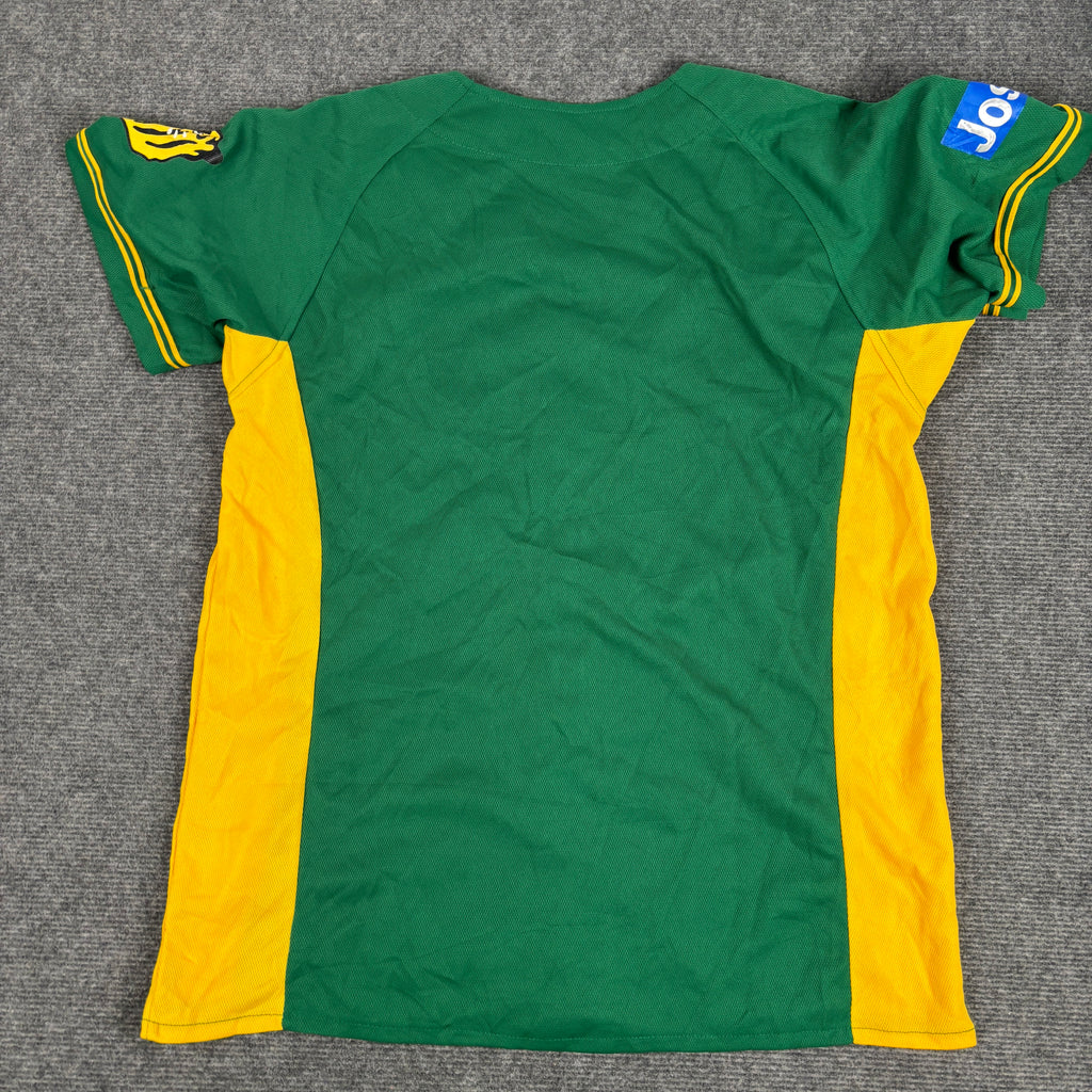 Hanshin Tigers Osaka Japanese Baseball Jersey Men's Small Green Yellow