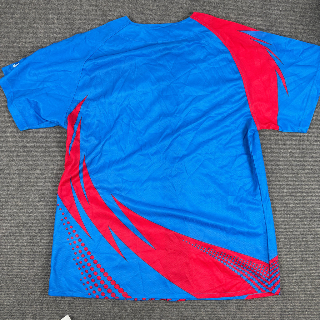 Chunichi Dragons Baseball Jersey Men's Medium Blue Red Japanese Stock
