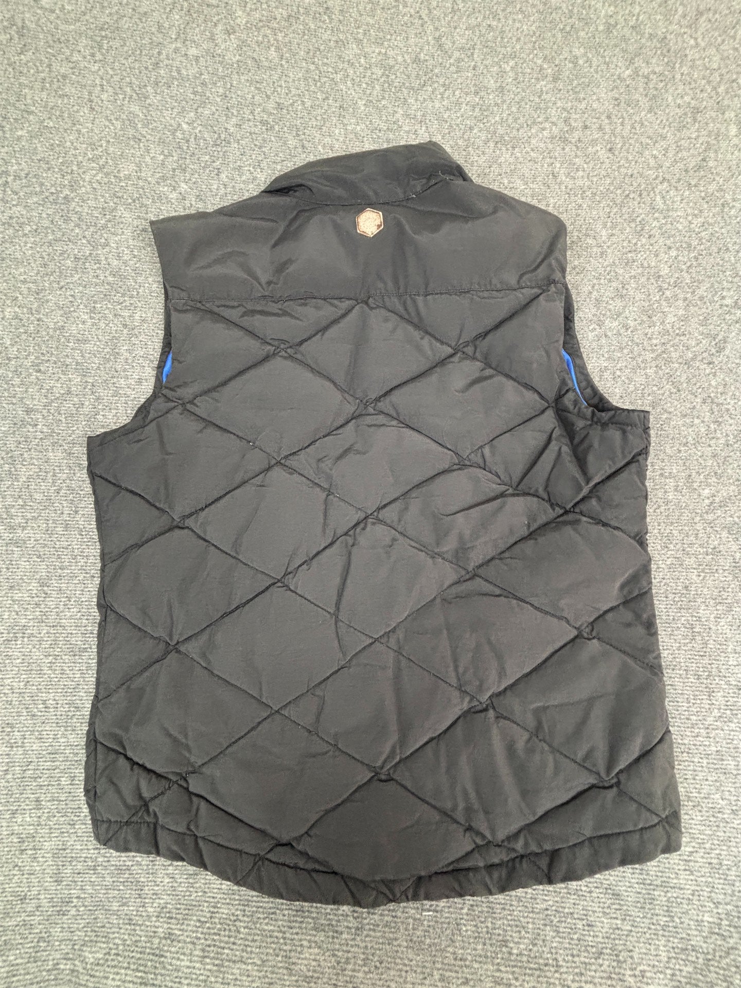 Vintage Y2K FUBU Puffer Vest Men's M Black NYC Limited Edition Quilted Gillett Mock Neck