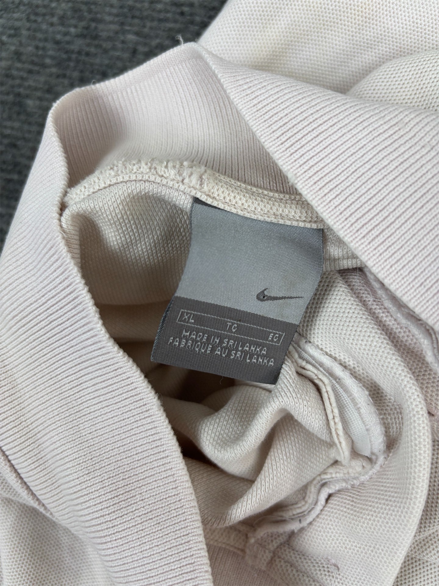 Vintage Y2K Nike Polo Men's XL Purple Brown Swoosh Trim Shirt Top Collared